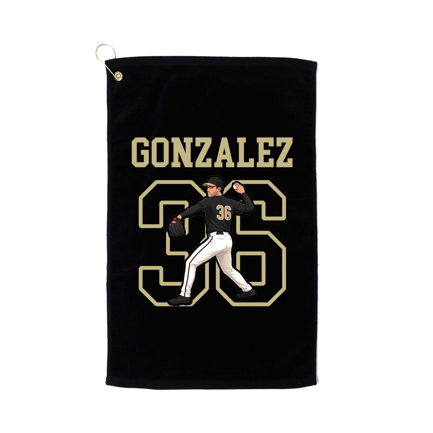 Golf Towel — Shirsey in Black