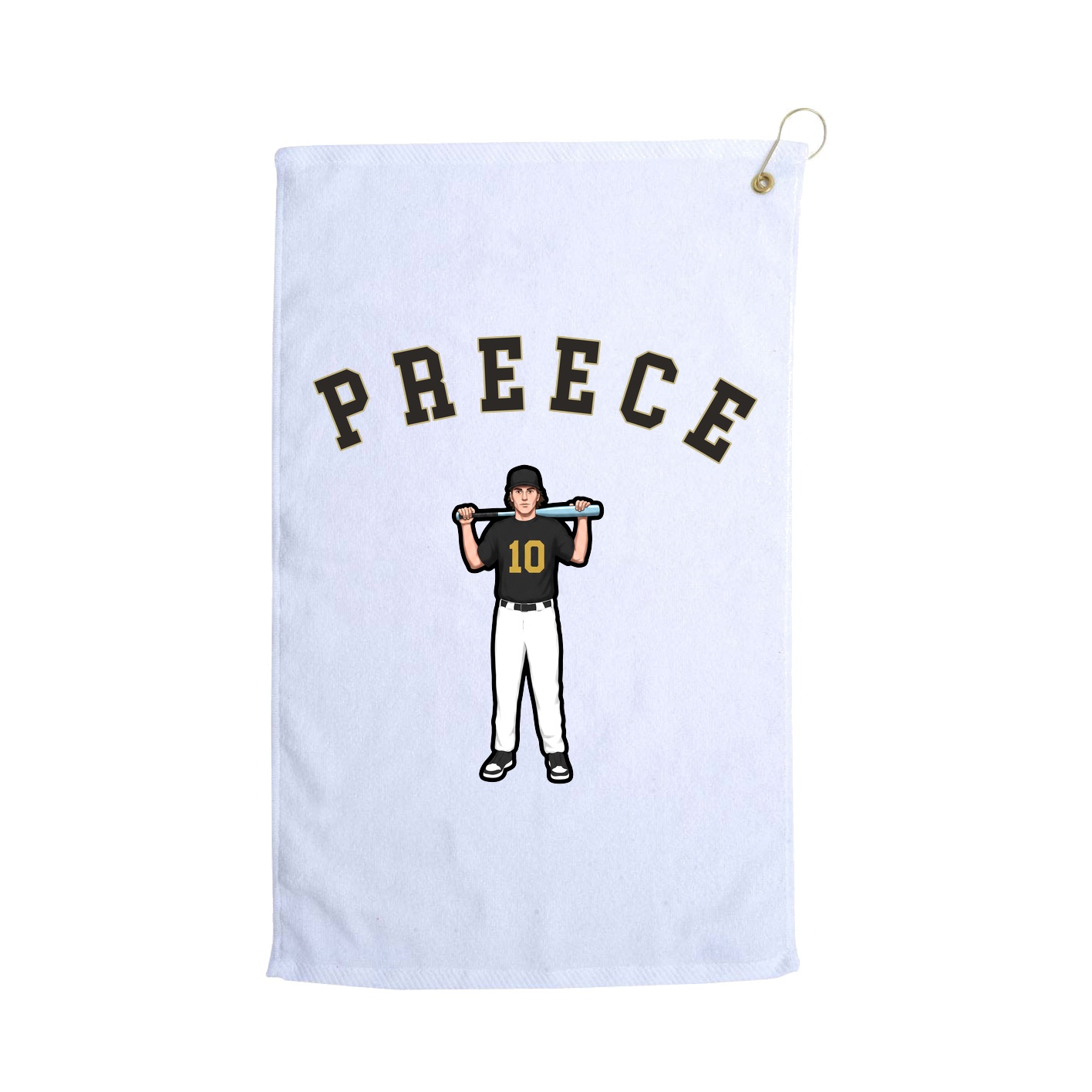 Golf Towel — Shirsey Arch in White