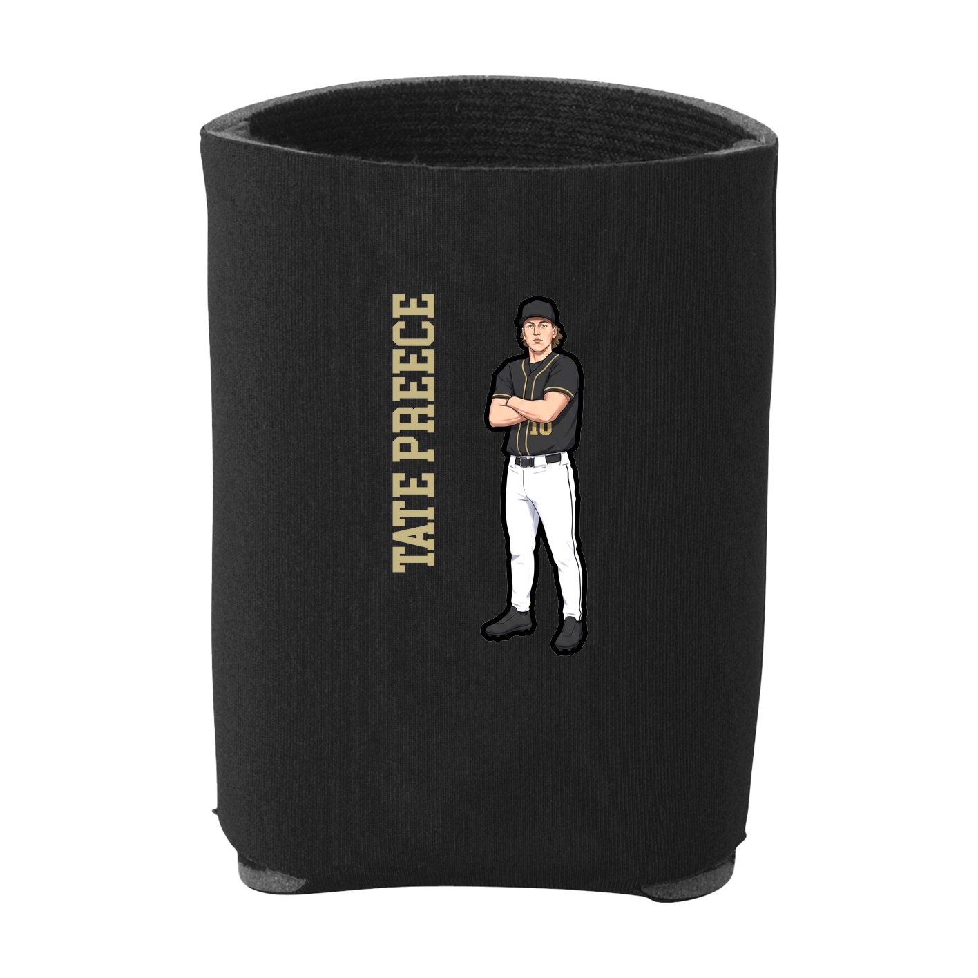 Can Holder — Name Vertical in Black