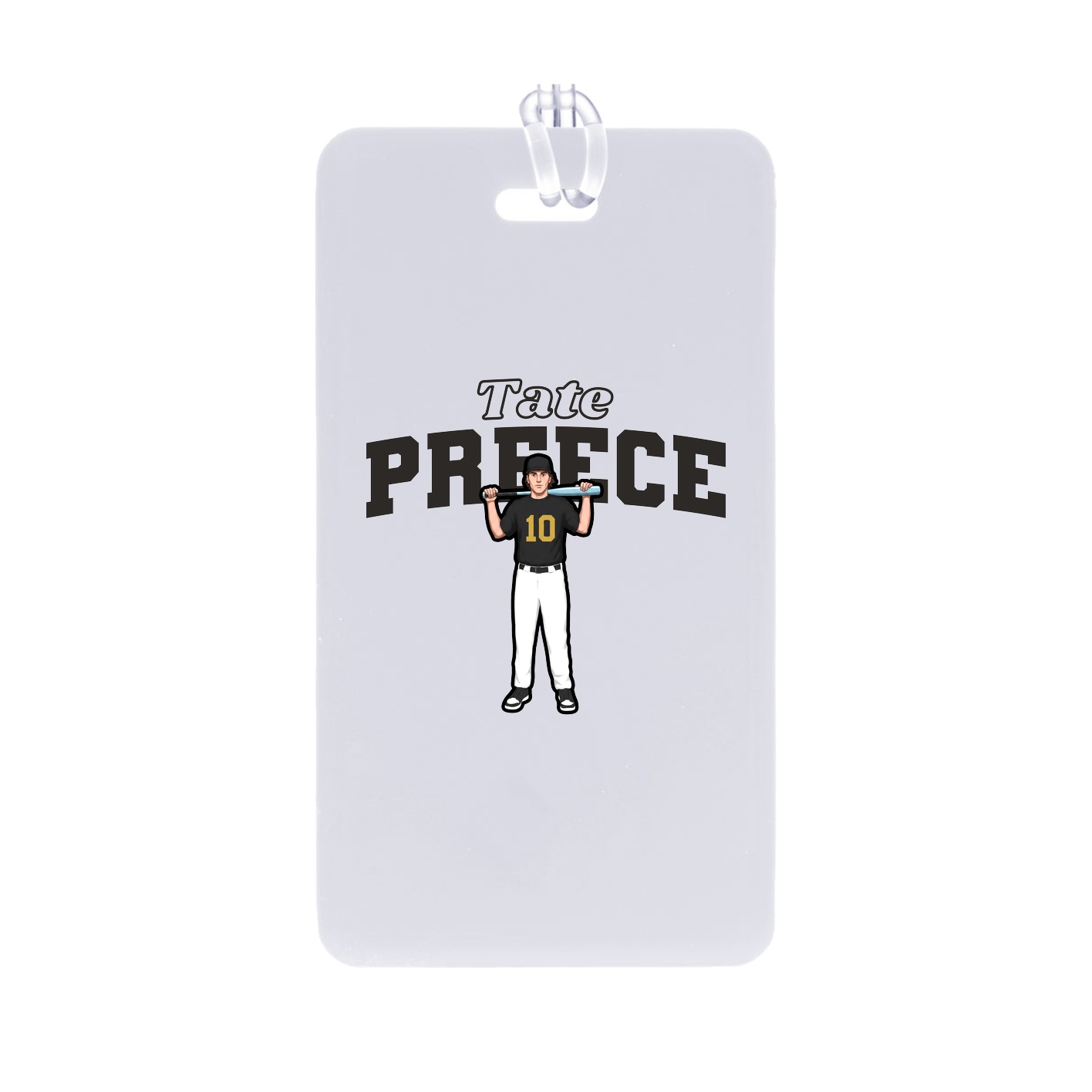 Bag Tag — Name Arch in Classic