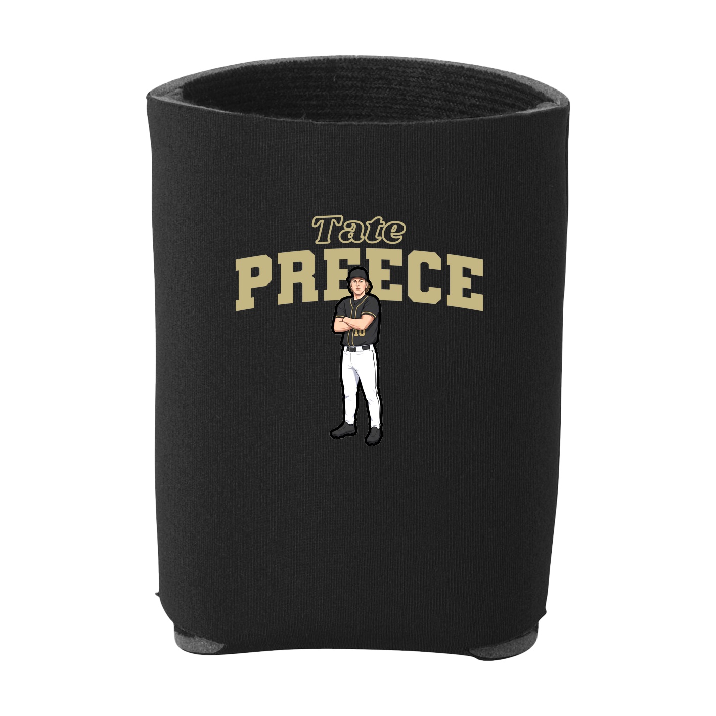 Can Holder — Name Arch in Black
