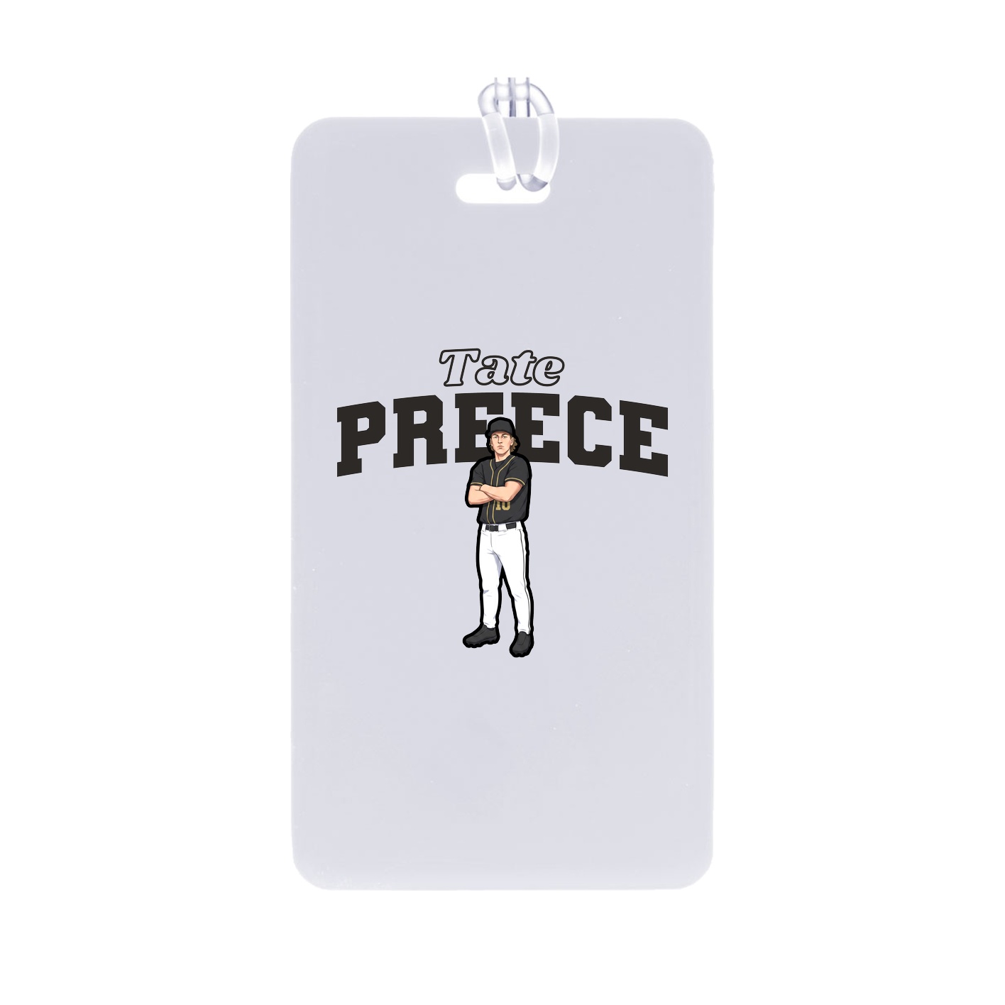 Bag Tag — Name Arch in Classic