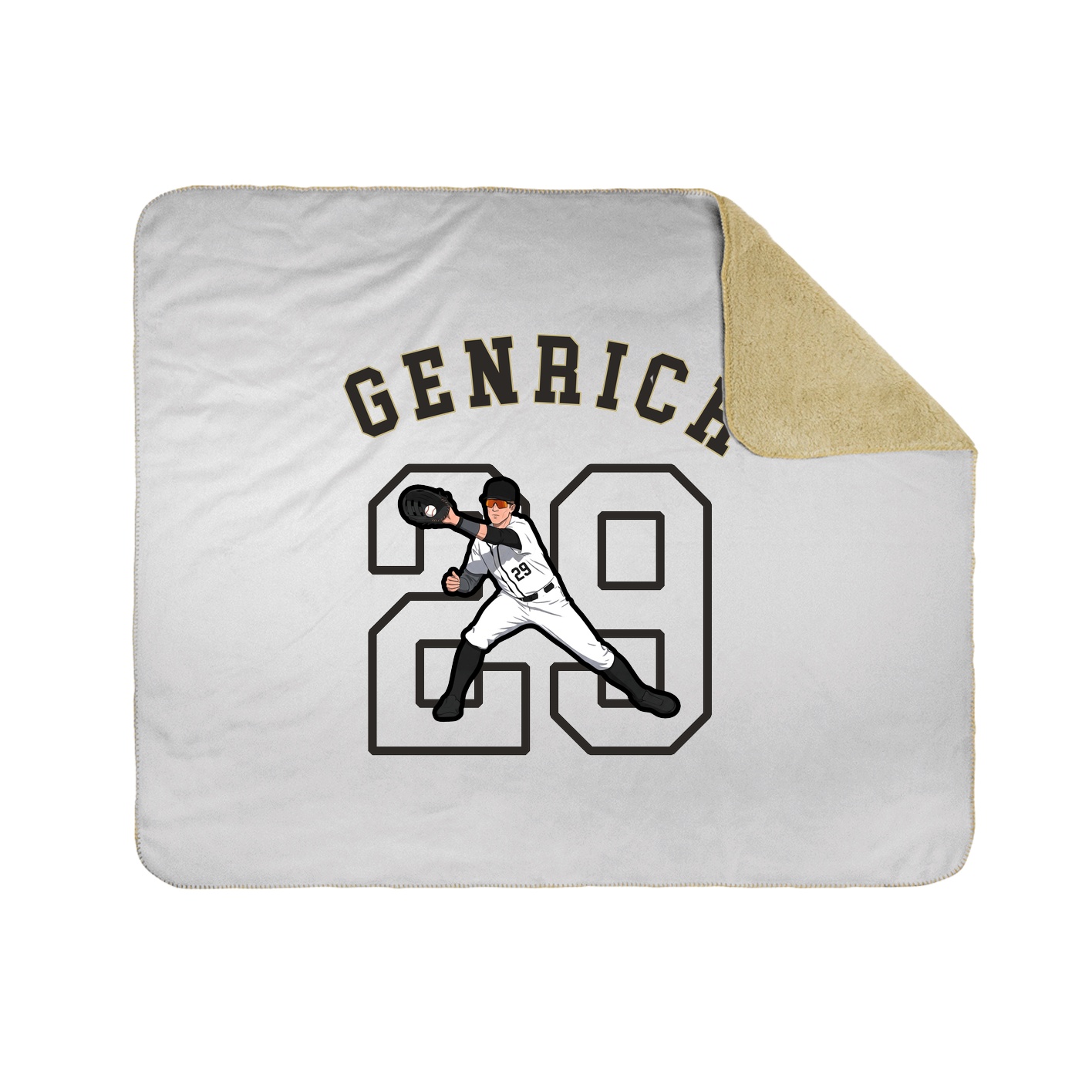 Throw Blanket — Shirsey Arch in White