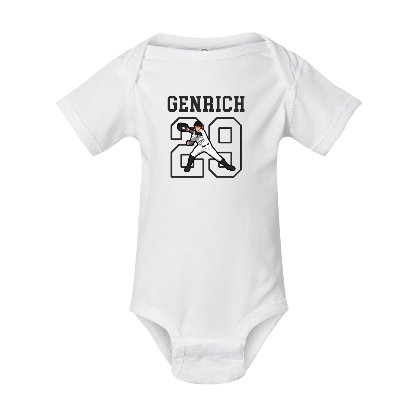 Baby Onesie — Shirsey in White