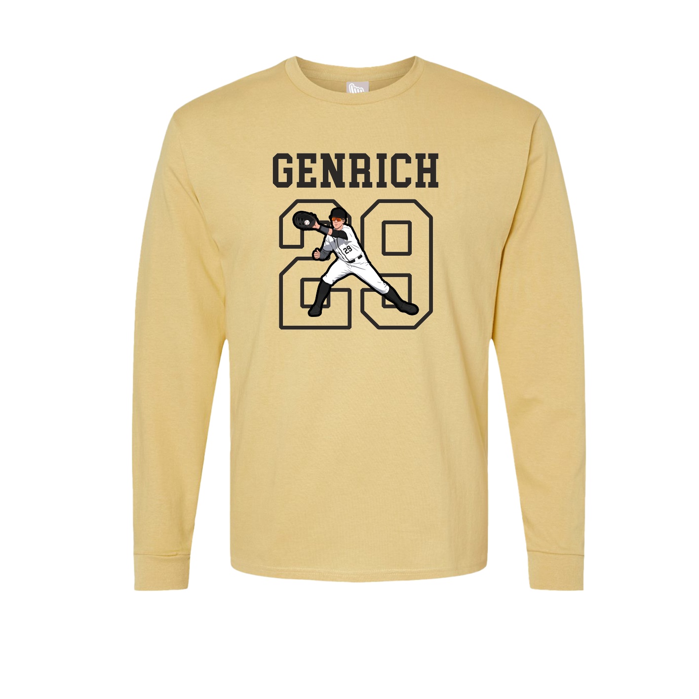 Long Sleeve Tee — Shirsey in Vegas Gold