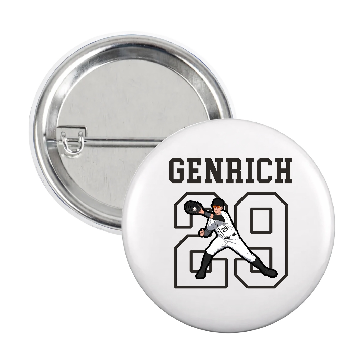 Game Day Button — Shirsey in White