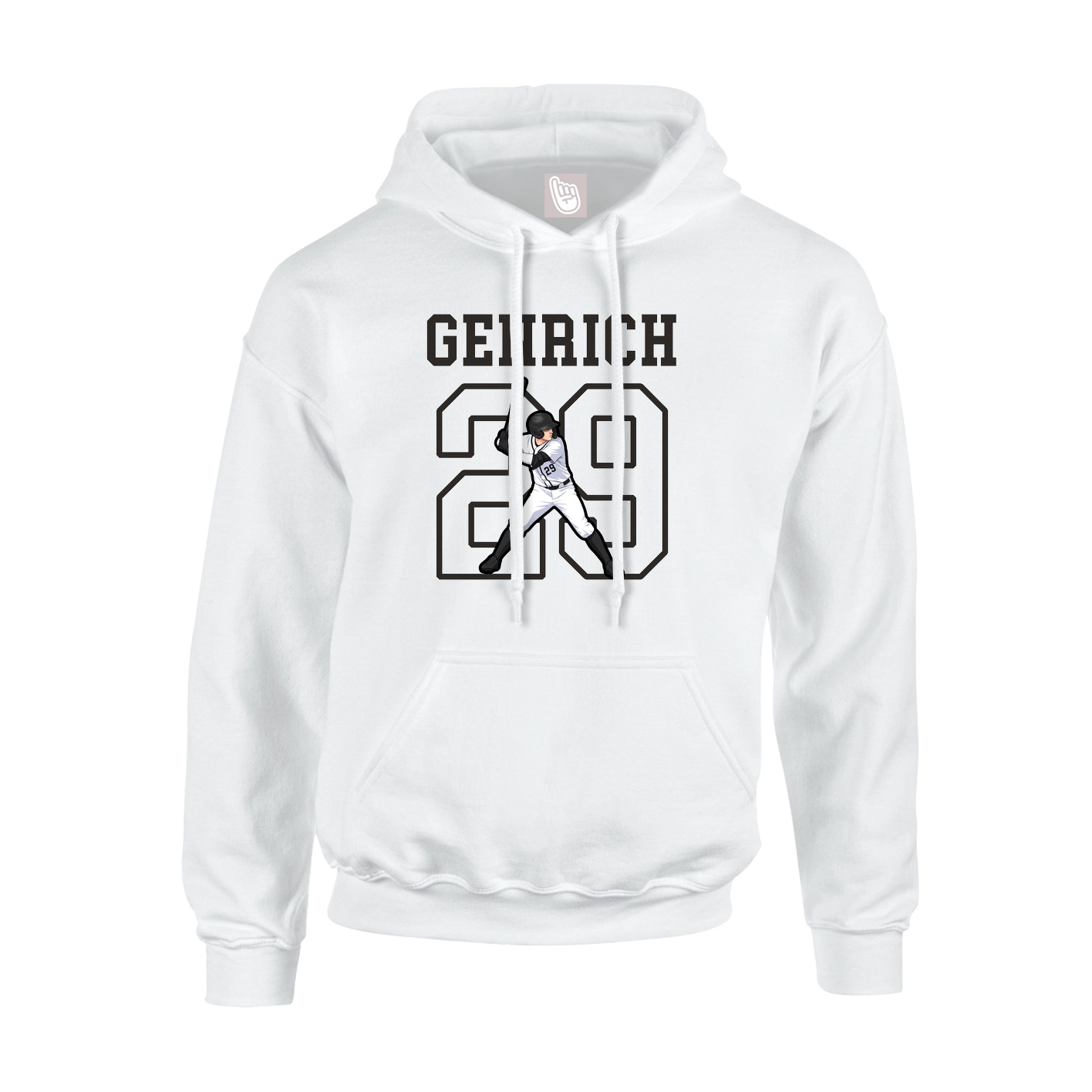 Youth Hoodie — Shirsey in White