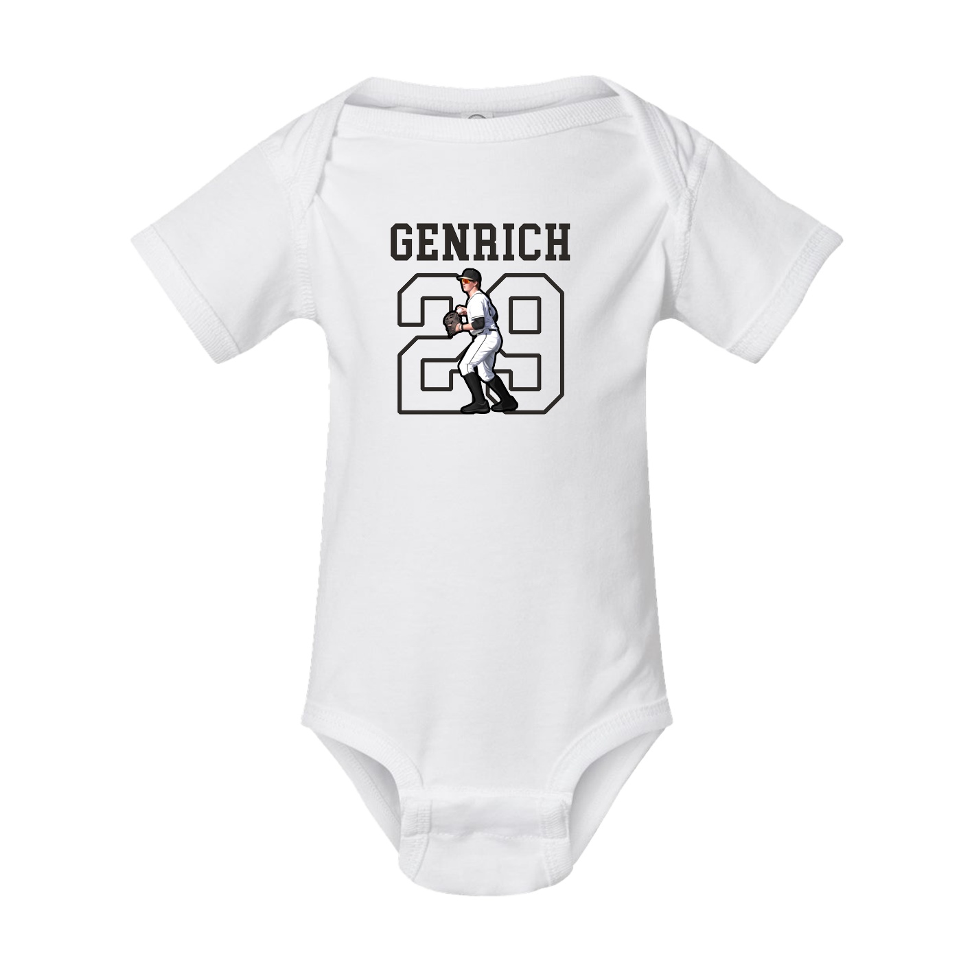 Baby Onesie — Shirsey in White
