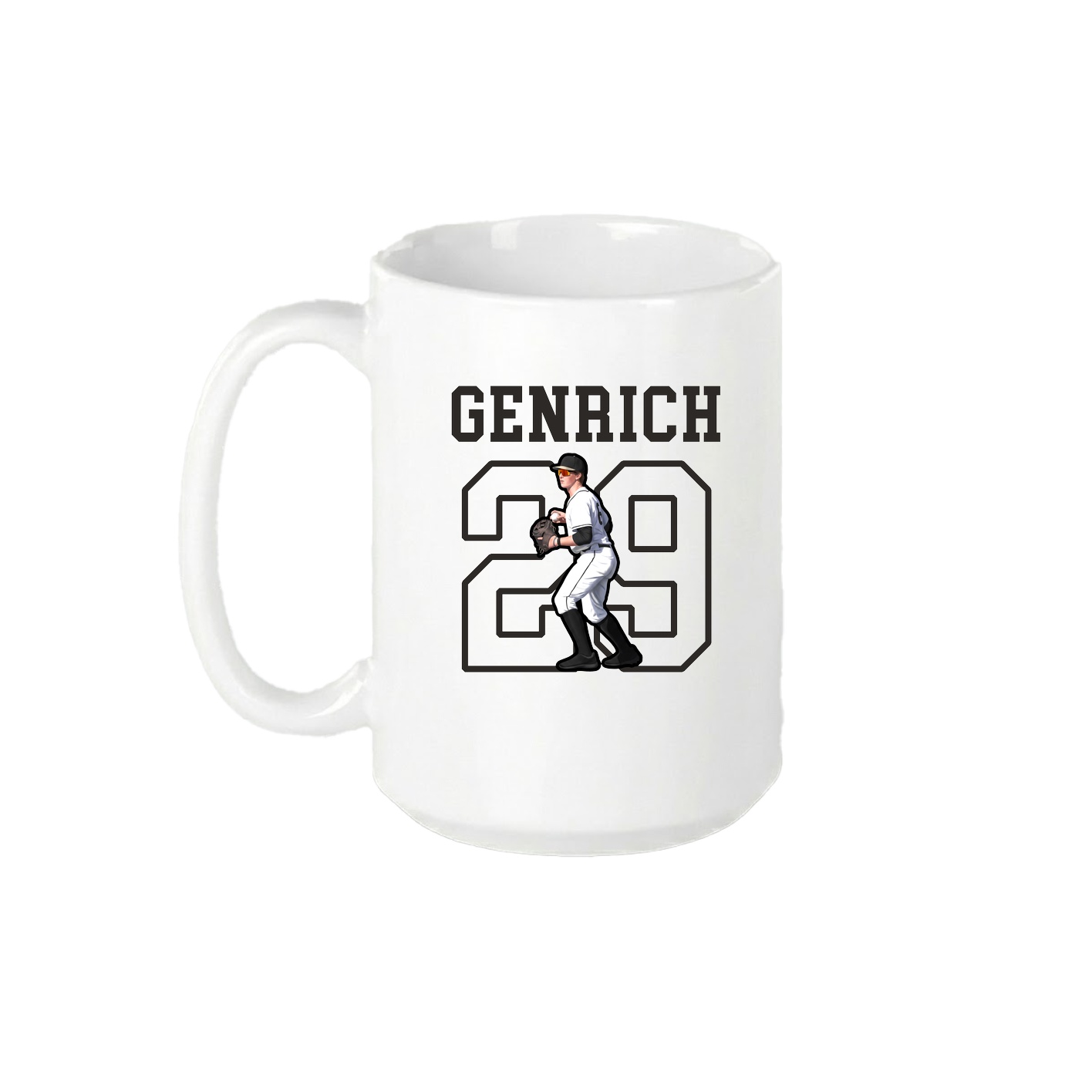 15oz Coffee Mug — Shirsey in White