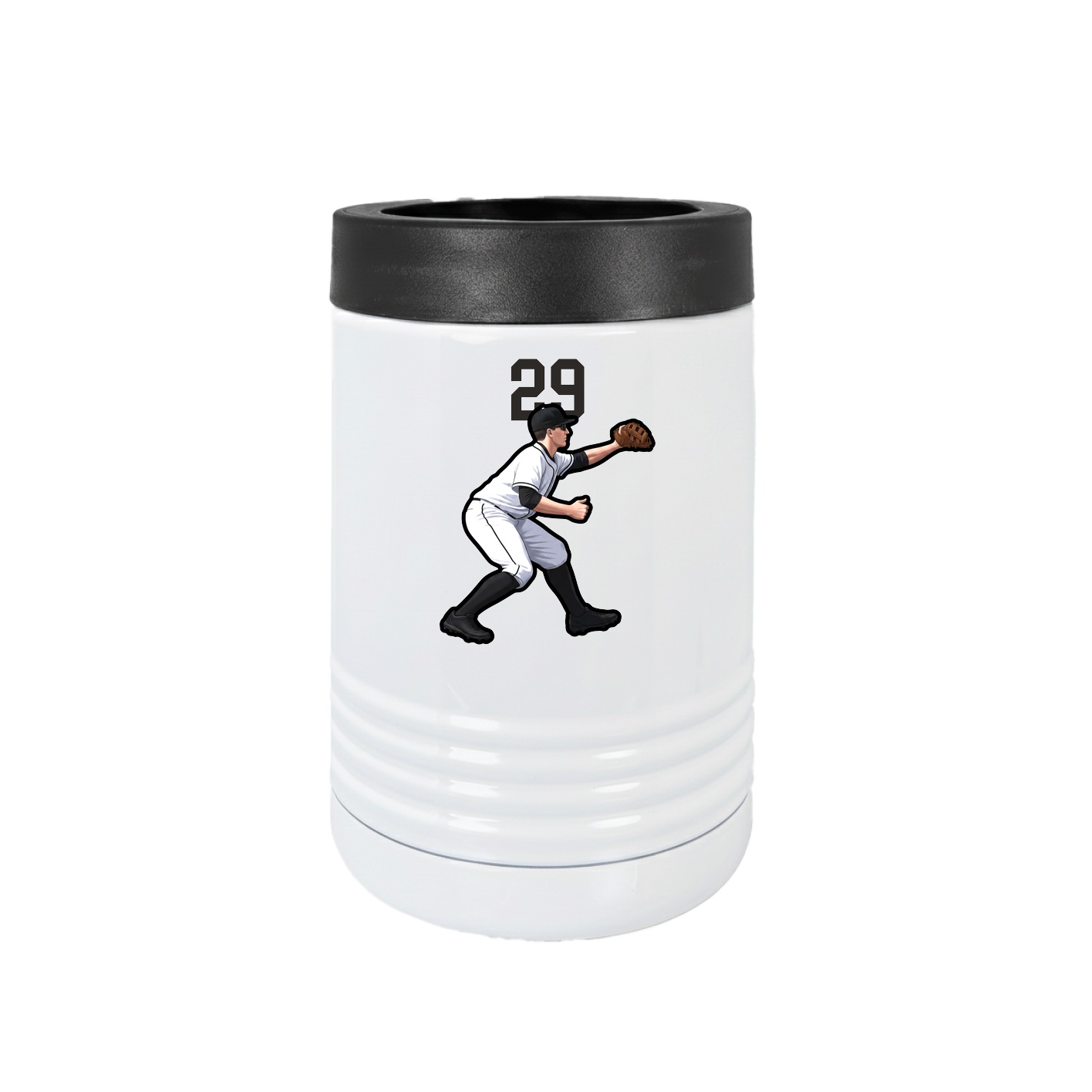 Beverage Holder — Number Top in White