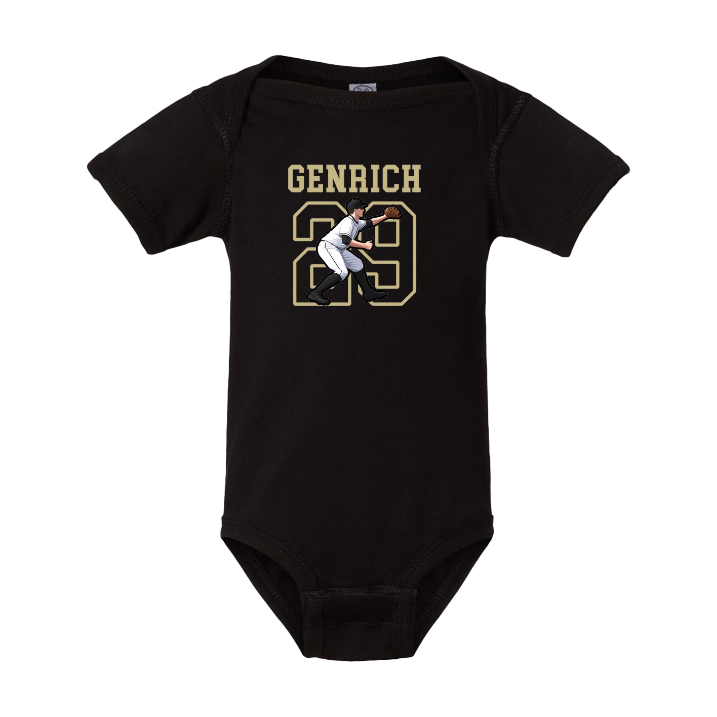 Baby Onesie — Shirsey in Black