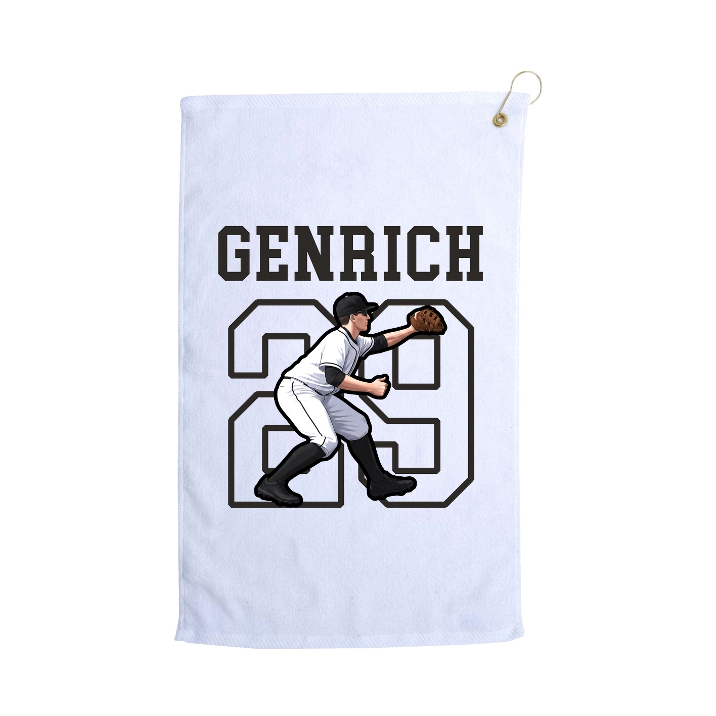 Golf Towel — Shirsey in White