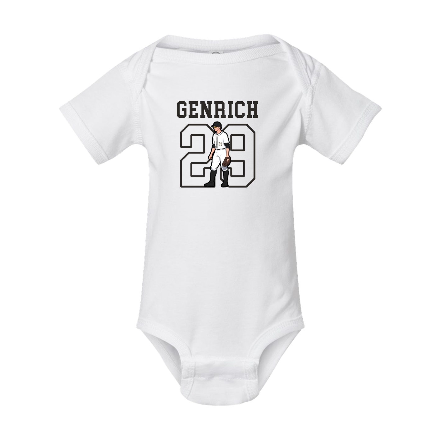 Baby Onesie — Shirsey in White