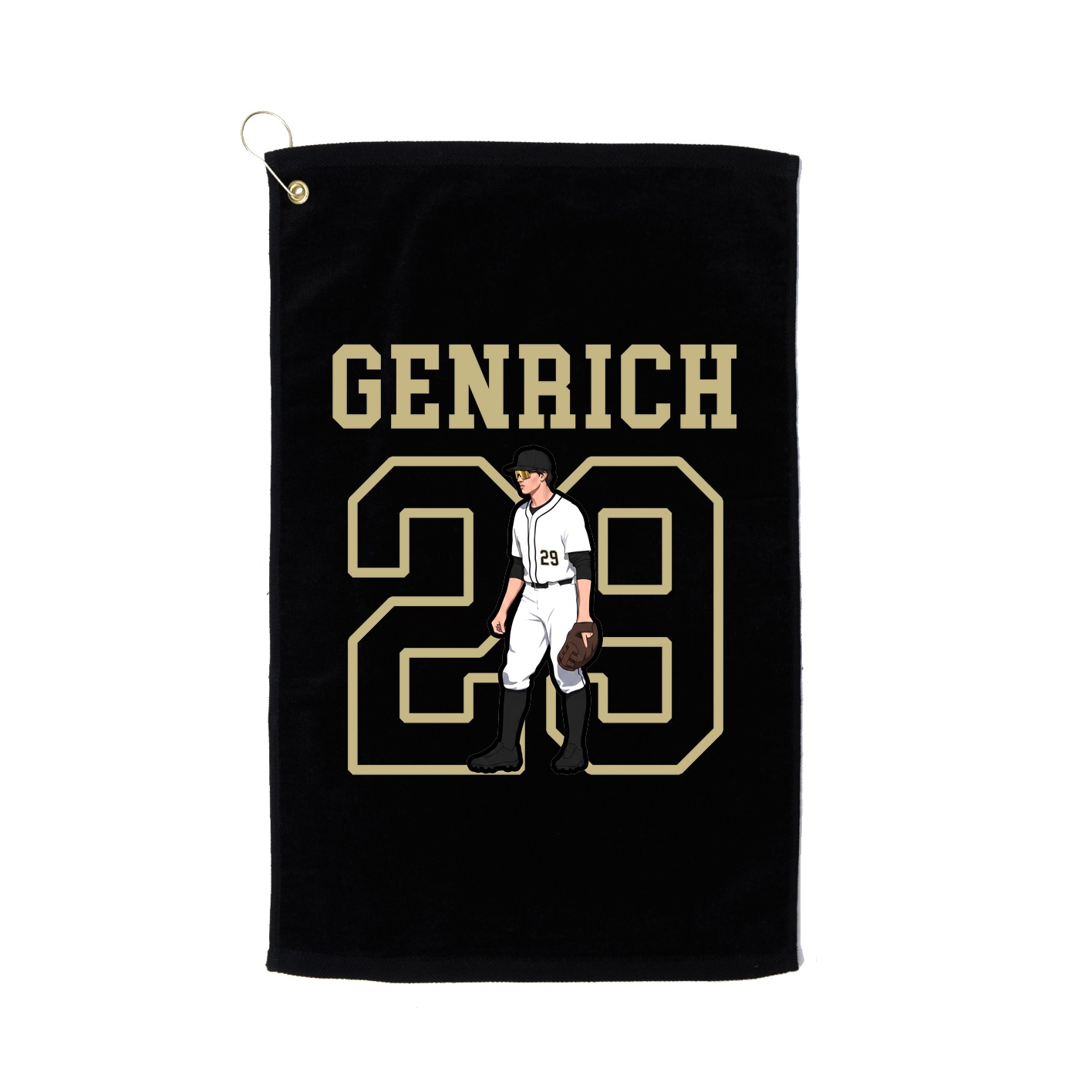 Golf Towel — Shirsey in Black