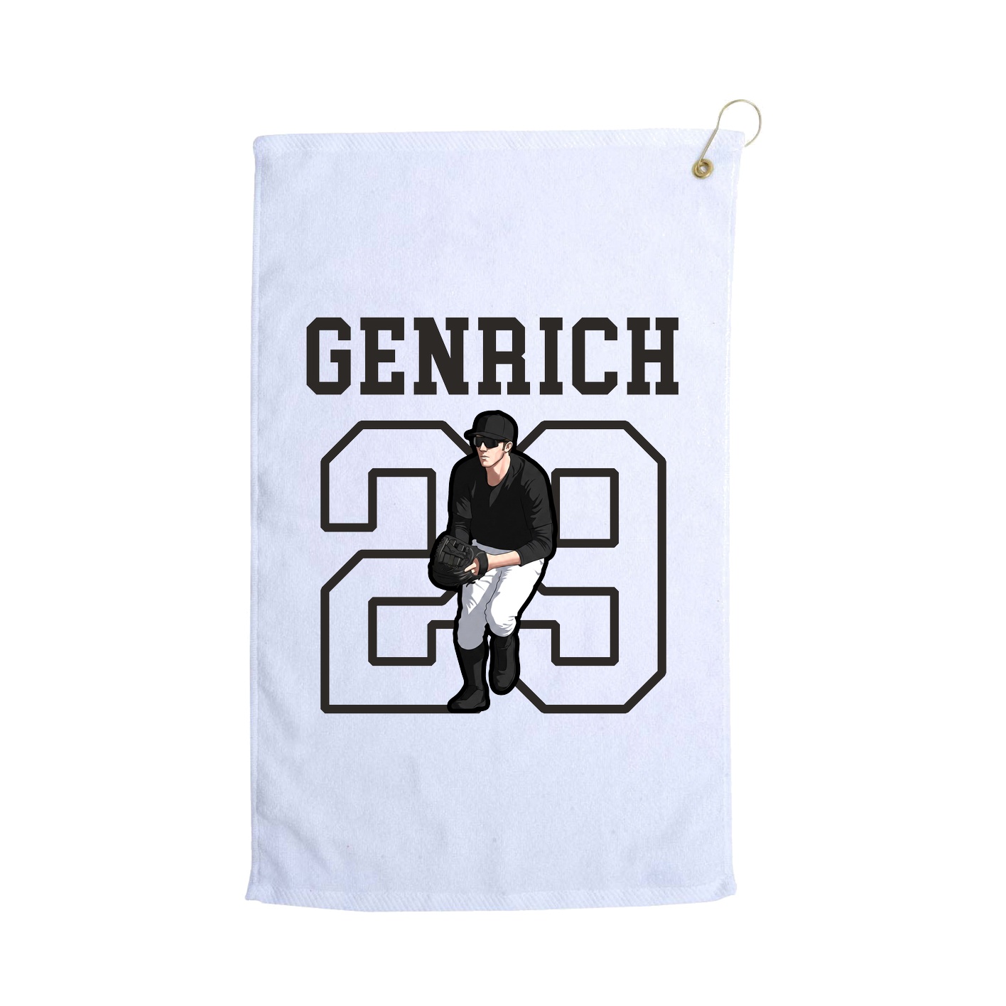 Golf Towel — Shirsey in White