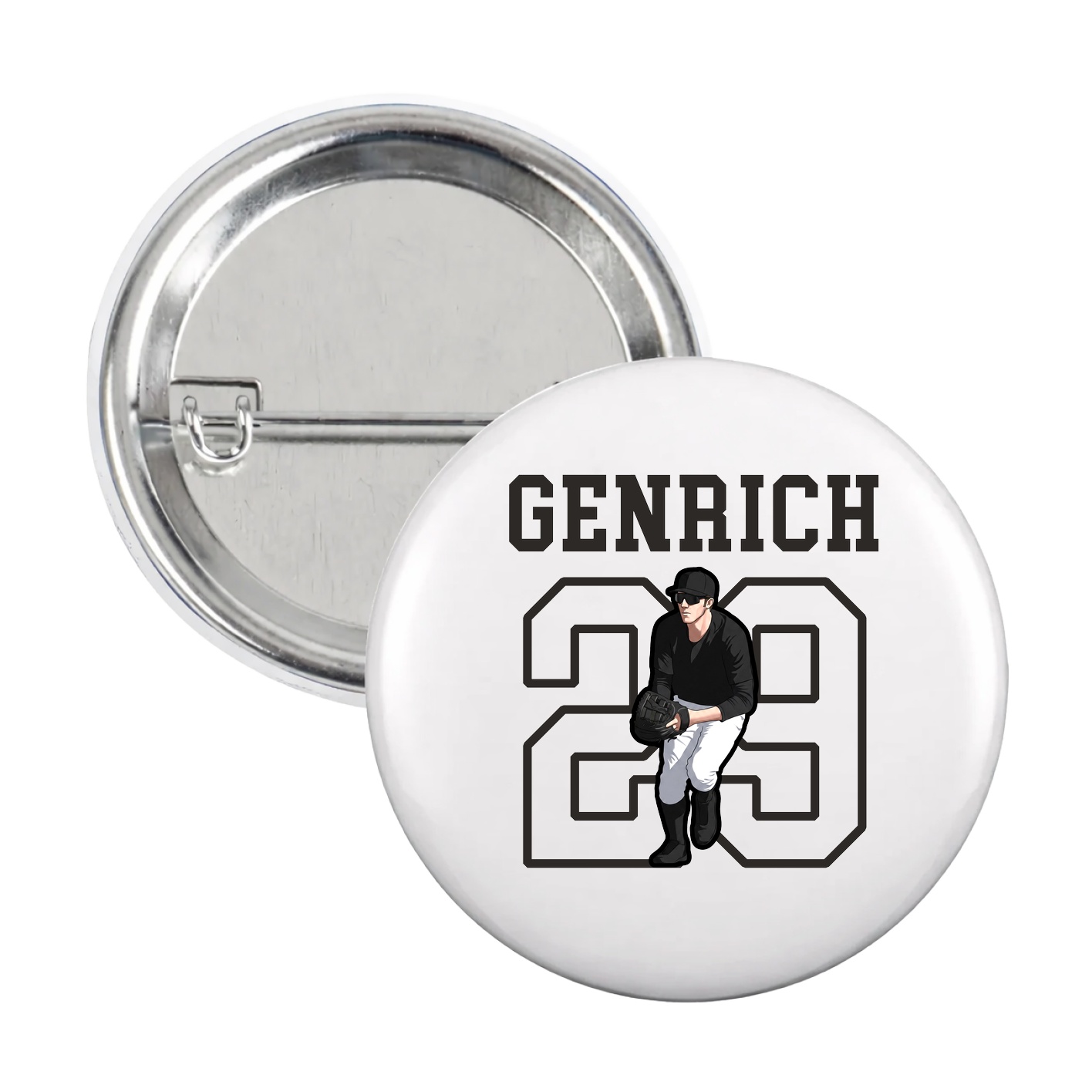 Game Day Button — Shirsey in White