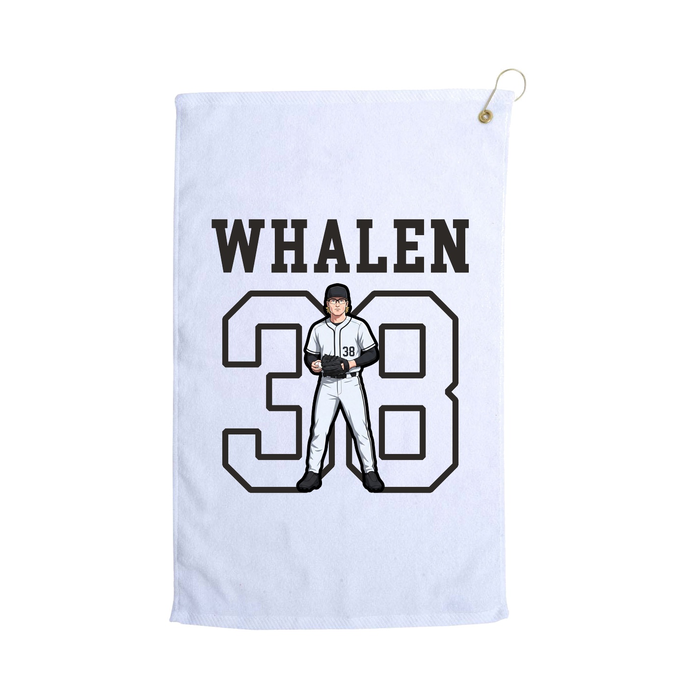 Golf Towel — Shirsey in White