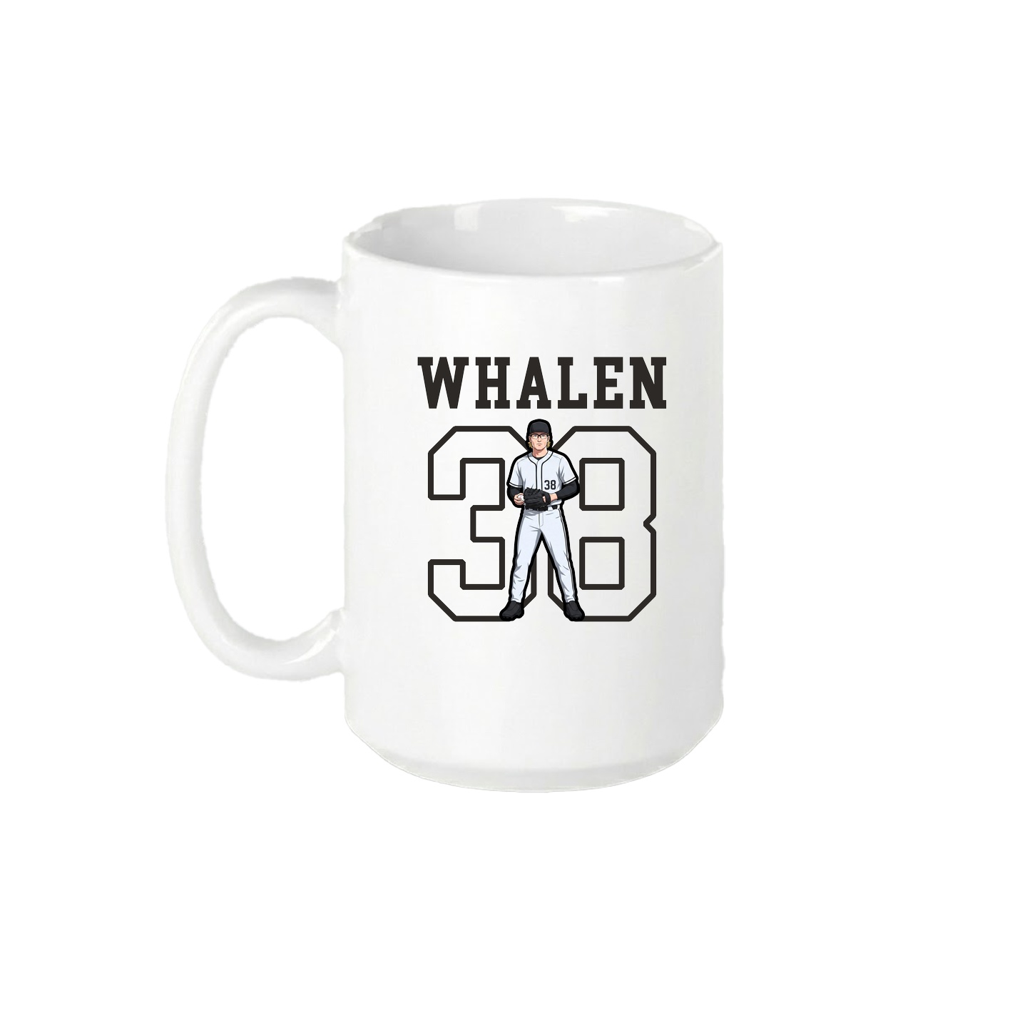 15oz Coffee Mug — Shirsey in White