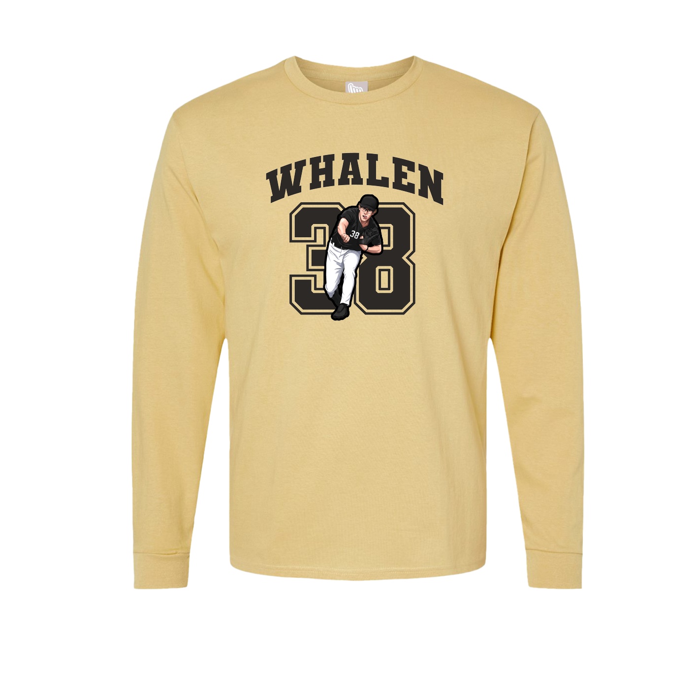 Long Sleeve Tee — Number in Vegas Gold