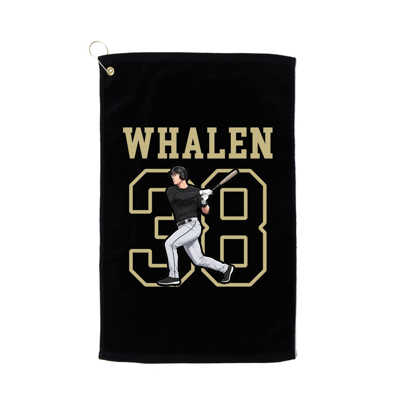 Golf Towel — Shirsey in Black