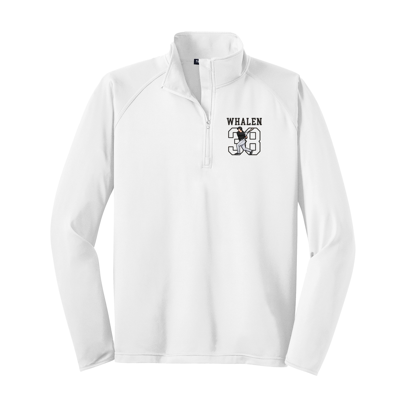 Q-Zip Pullover — Shirsey in White