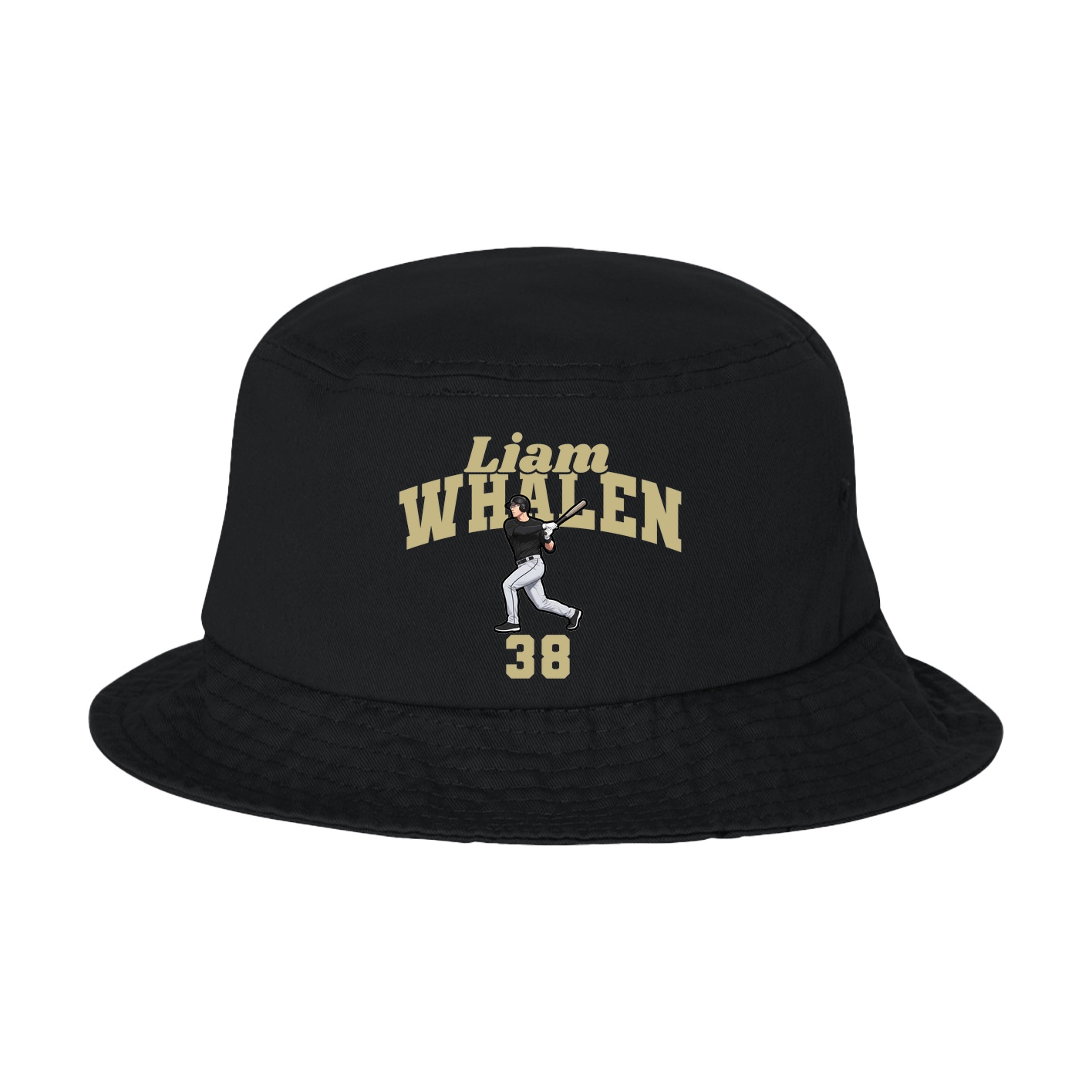 Bucket Cap — Signature Arch in Black