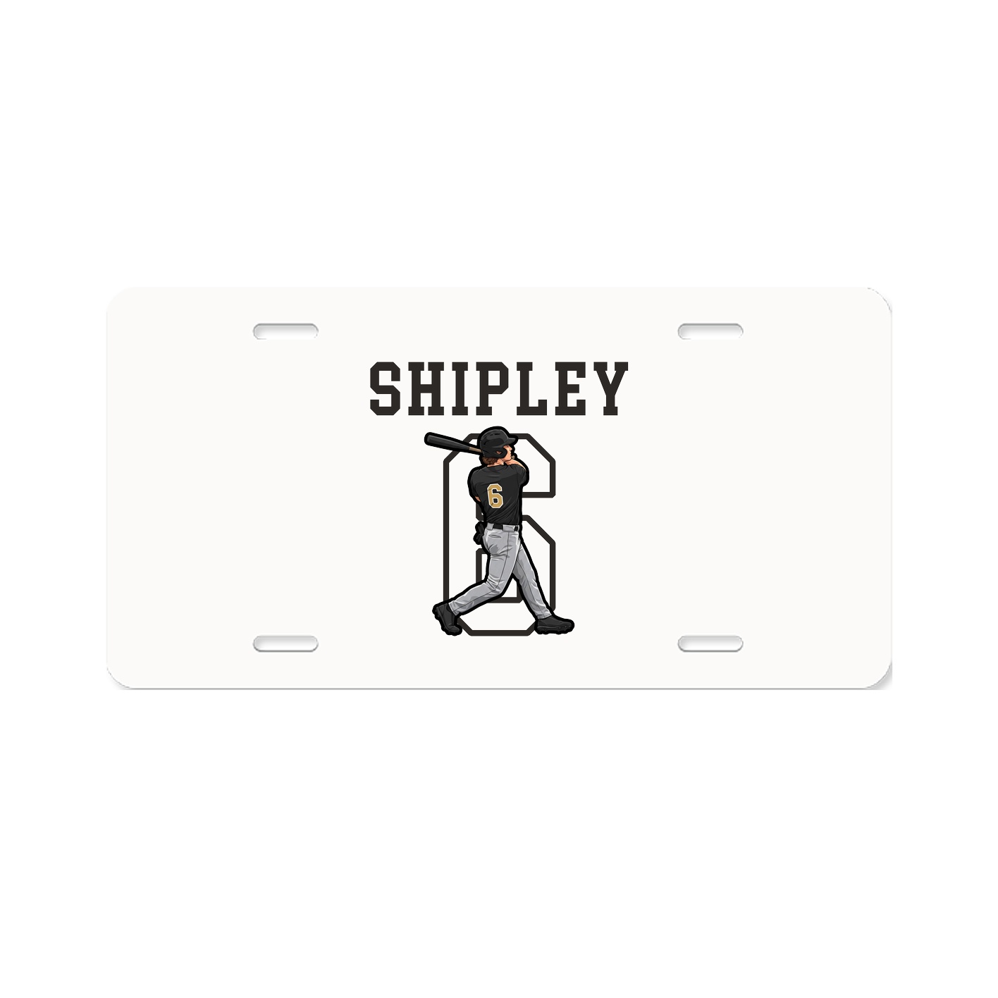 License Plate — Shirsey in Classic
