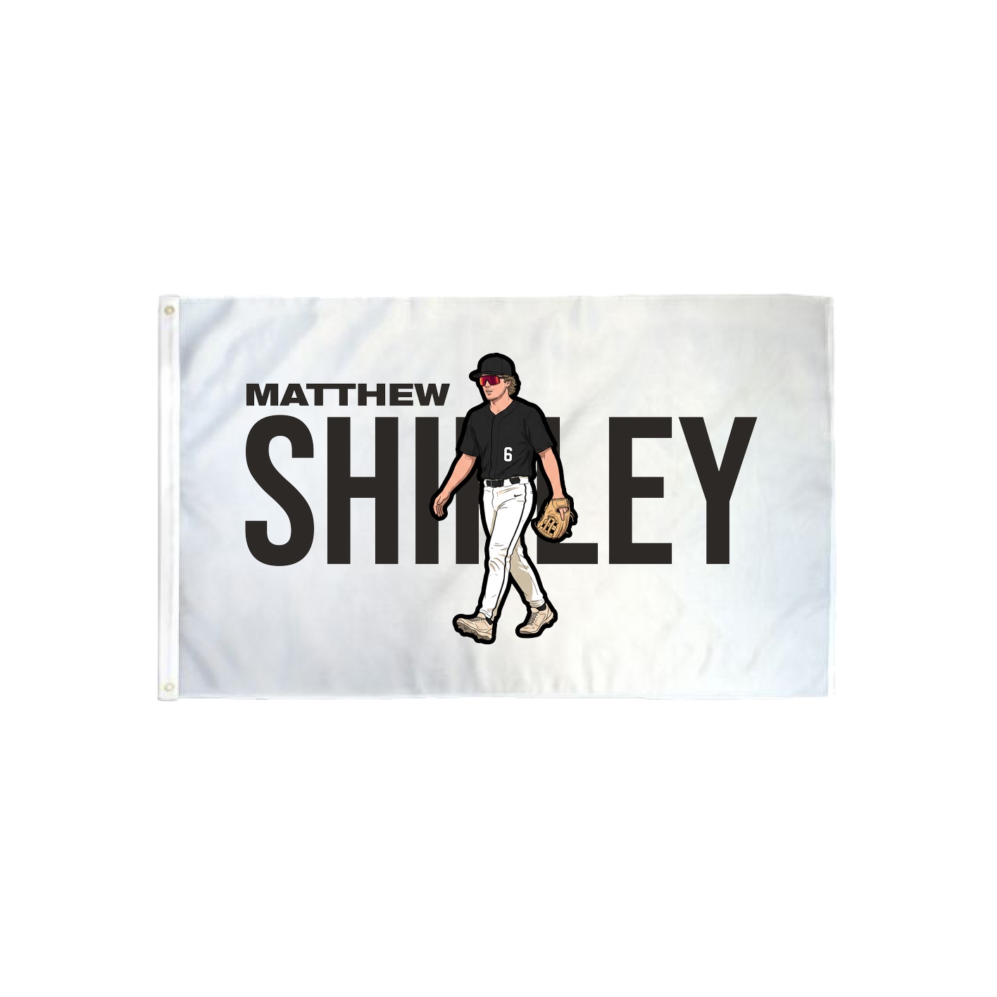 3x5 Flag — Player Name in Classic