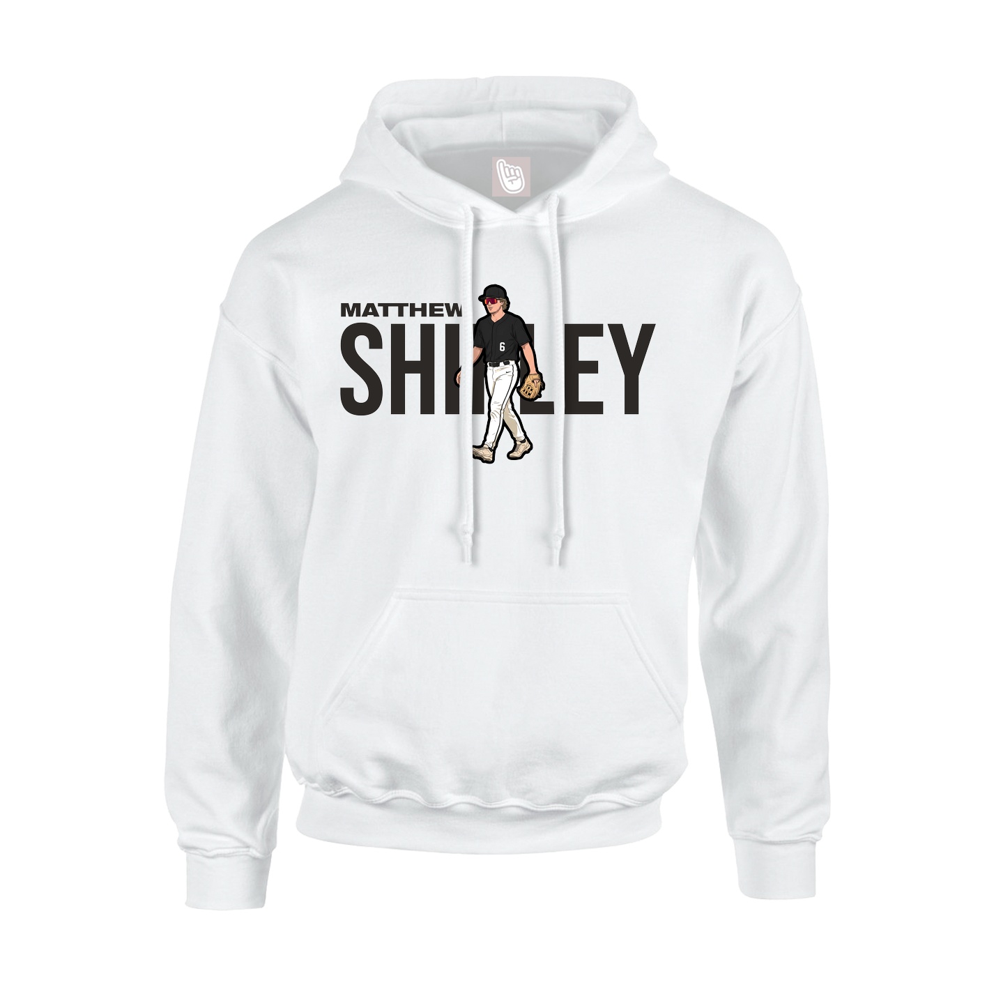 Hoodie — Player Name in White