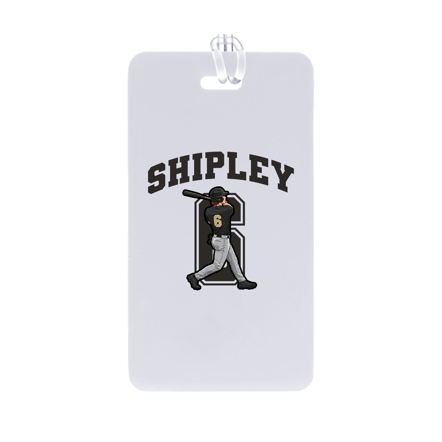 Bag Tag — Number in Classic
