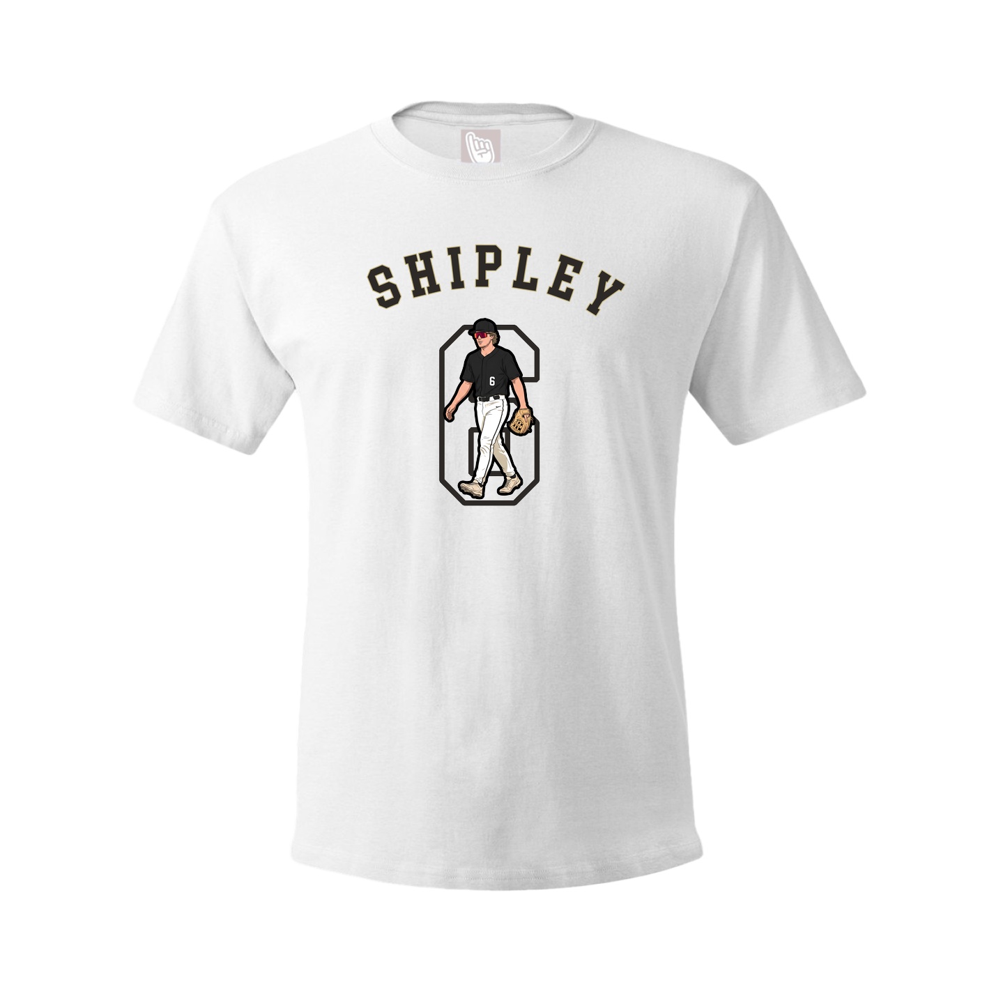Youth Tee — Shirsey Arch in White