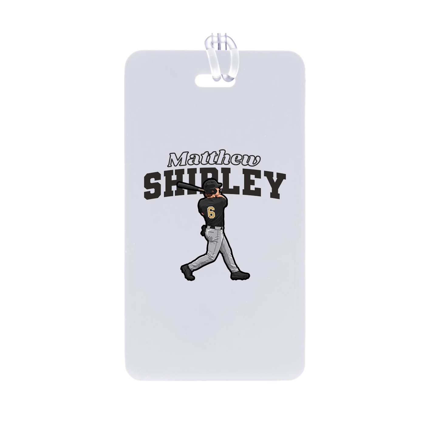 Bag Tag — Name Arch in Classic