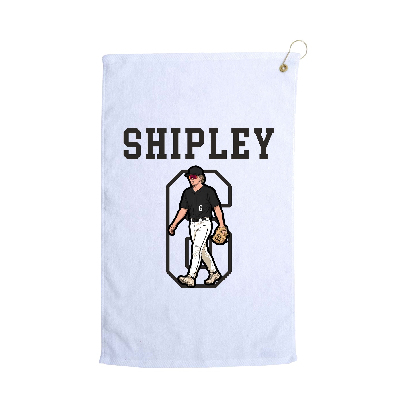 Golf Towel — Shirsey in White
