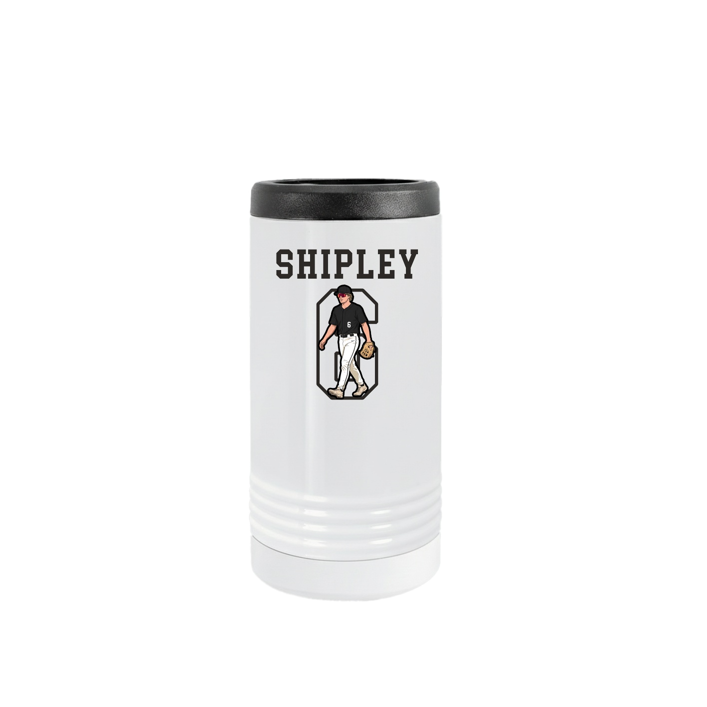 Slim Beverage Holder — Shirsey in White