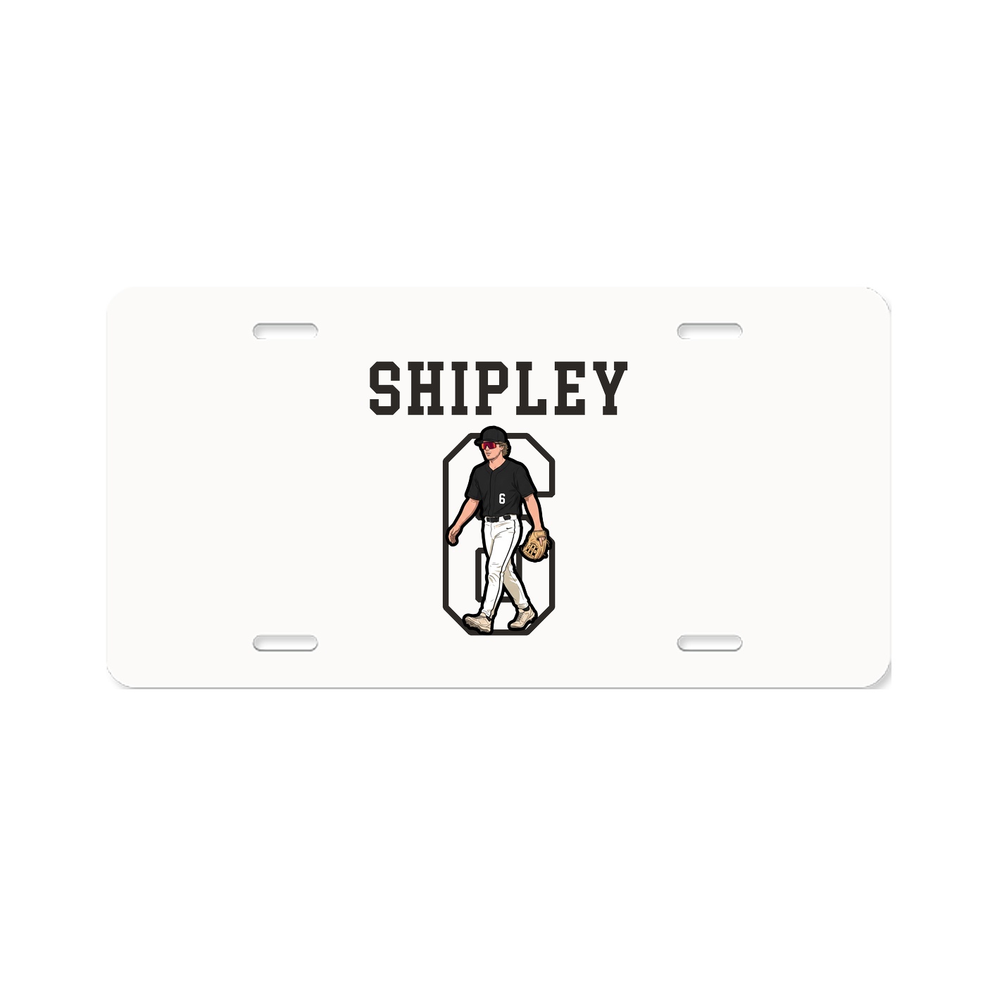License Plate — Shirsey in Classic
