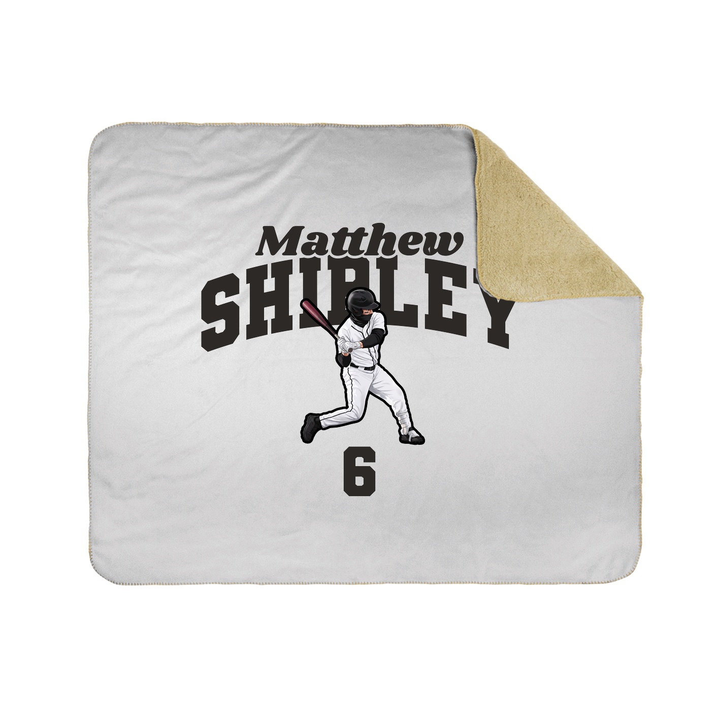 Throw Blanket — Signature Arch in White