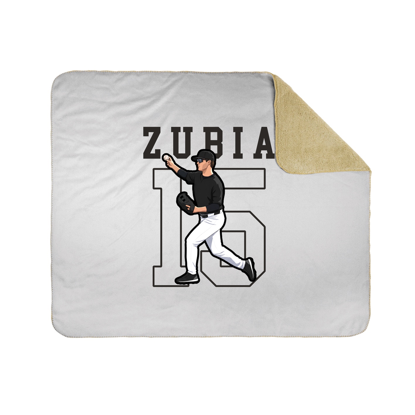 Throw Blanket — Shirsey in White