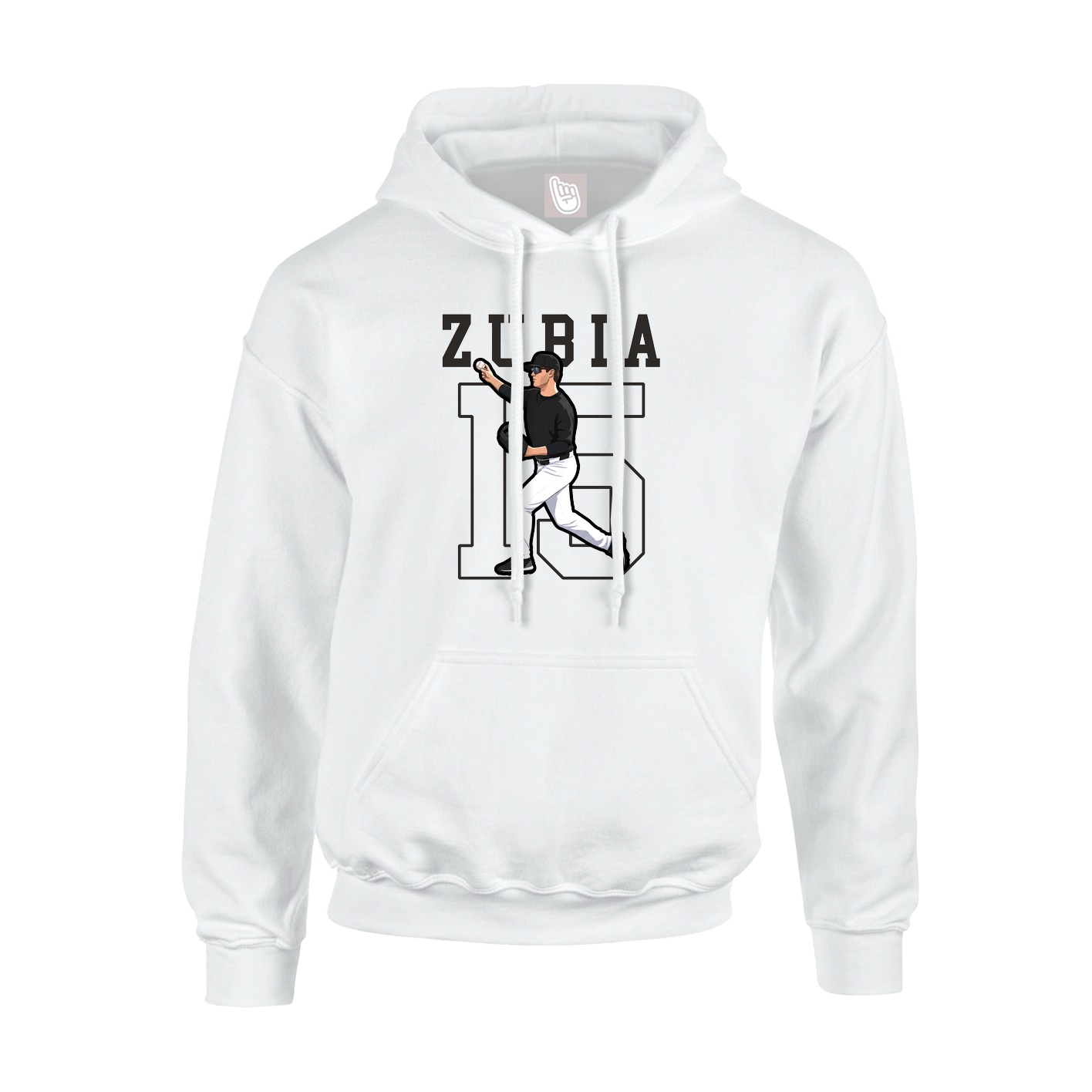 Hoodie — Shirsey in White