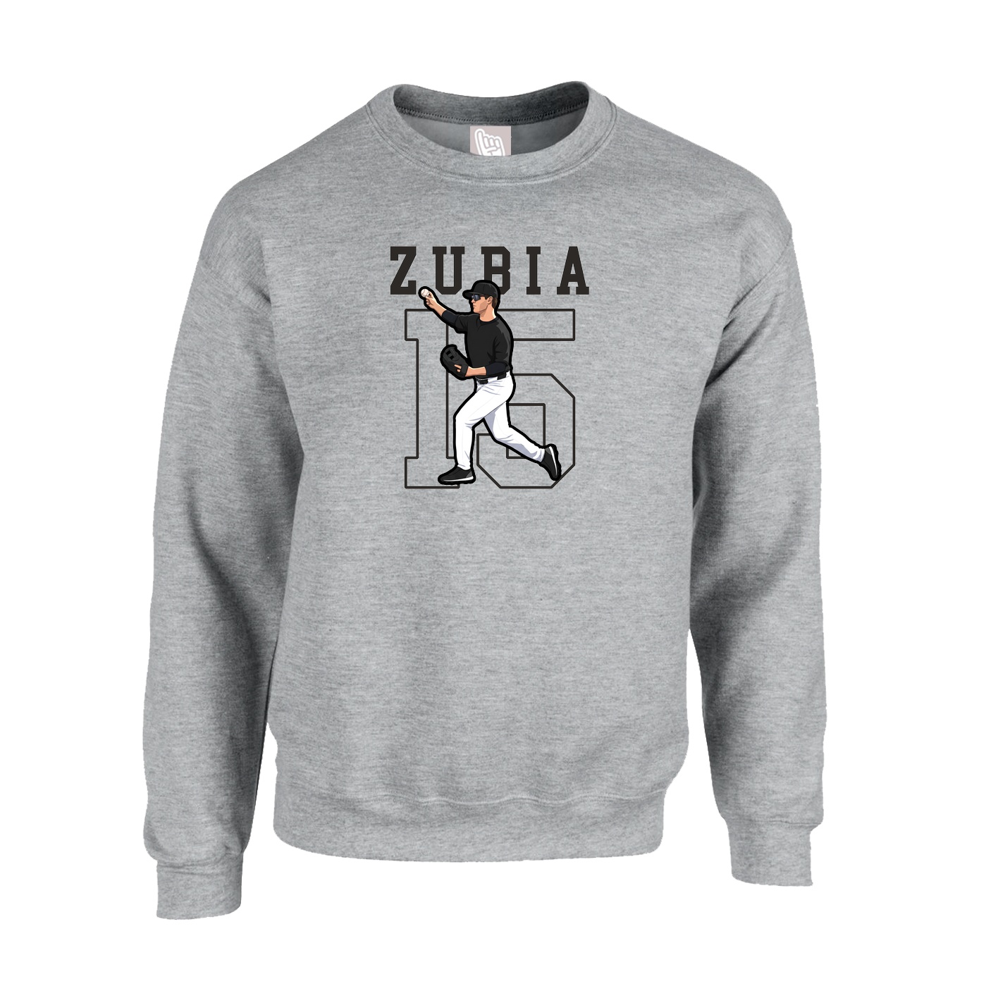 Fleece Crew — Shirsey in Grey