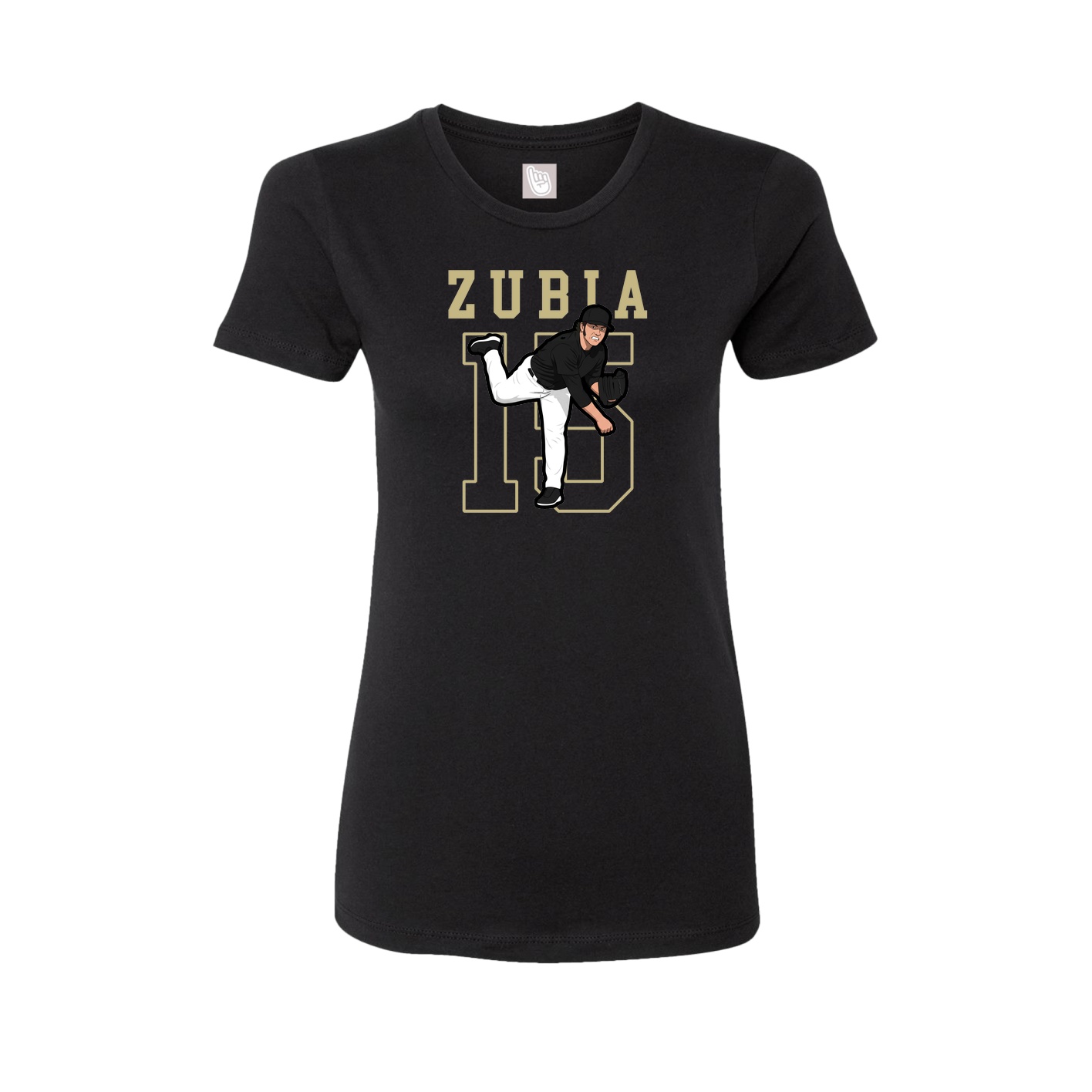 Fitted Women's Tee — Shirsey in Black