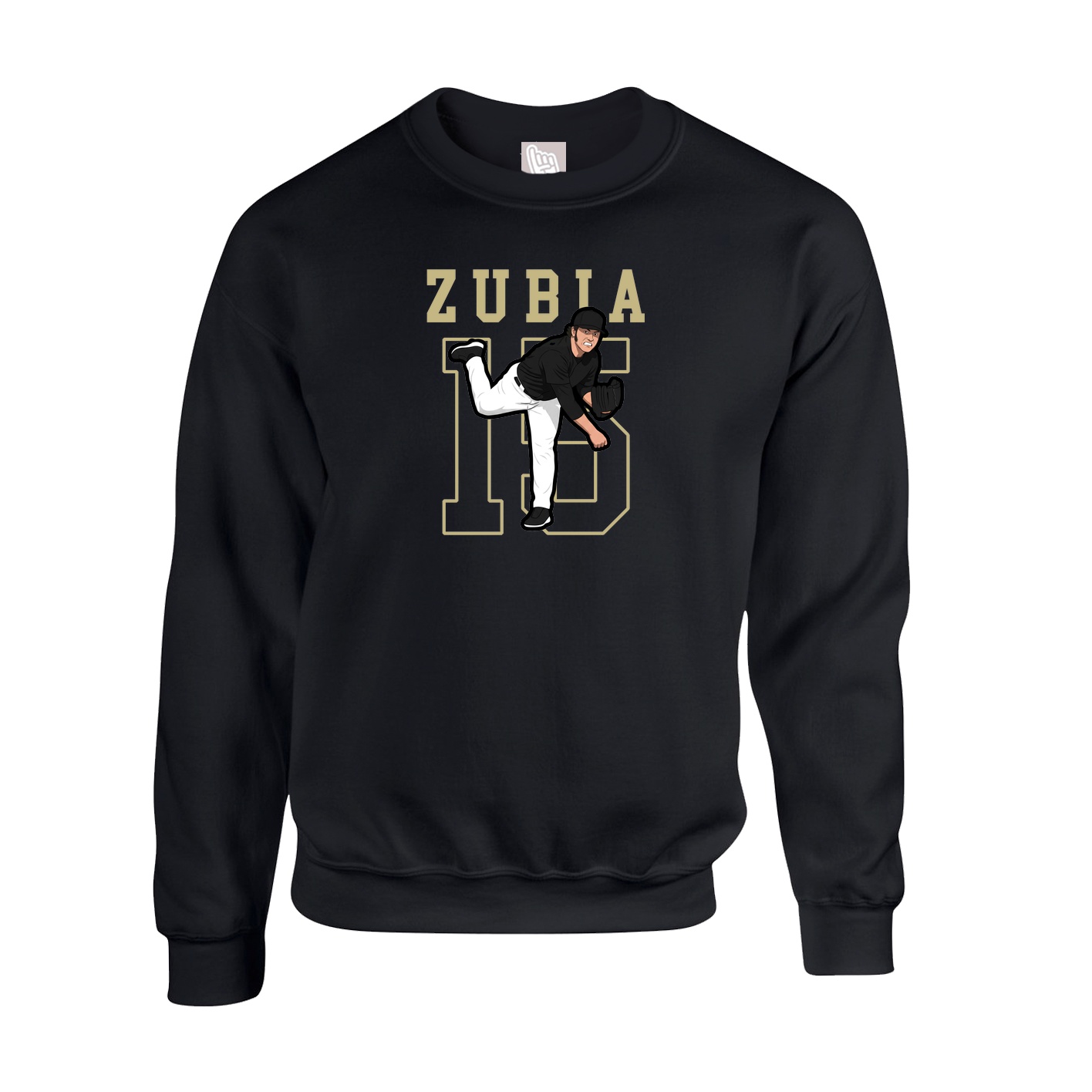 Fleece Crew — Shirsey in Black