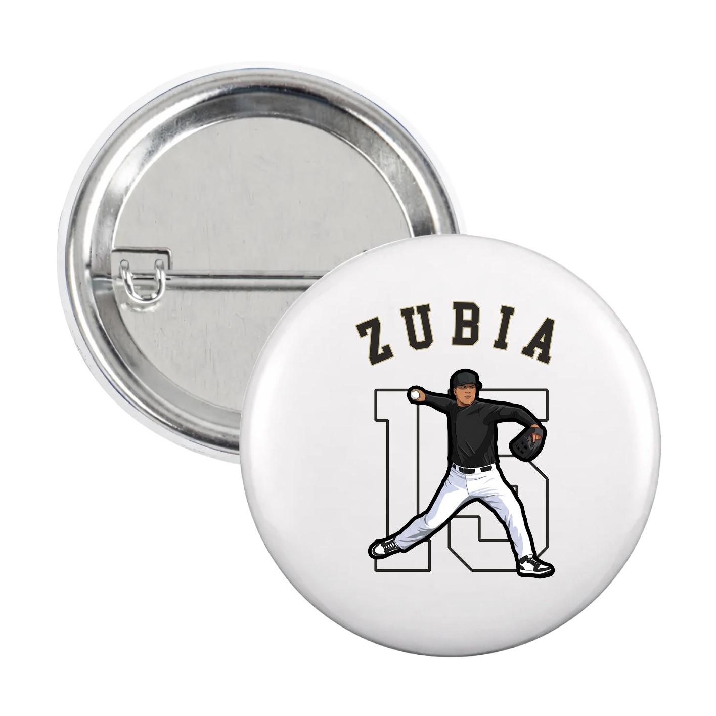 Game Day Button — Shirsey Arch in White