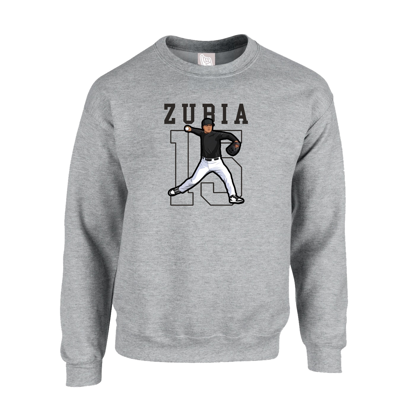 Fleece Crew — Shirsey in Grey