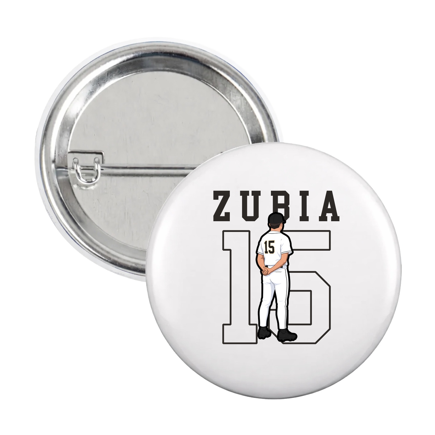 Game Day Button — Shirsey in White