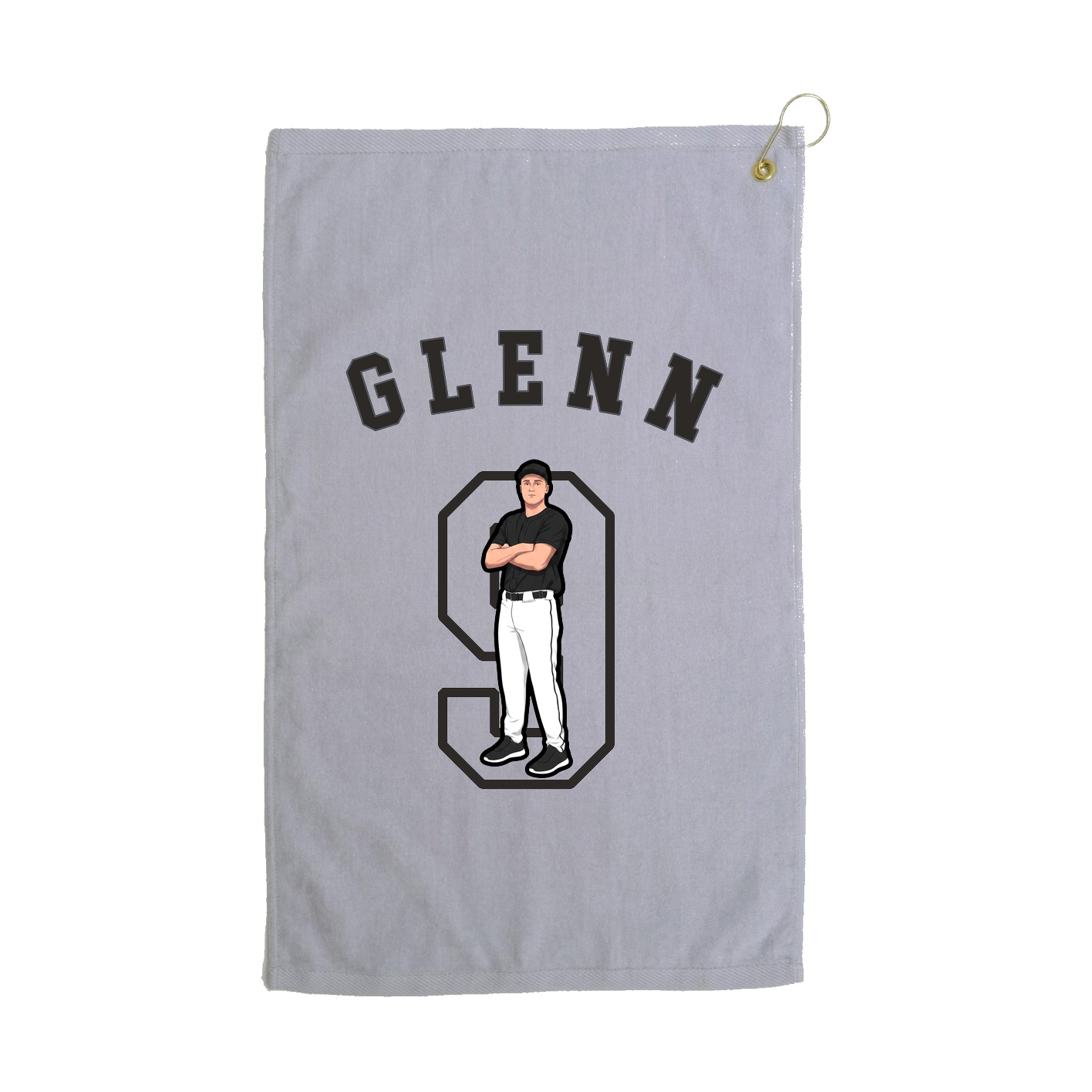 Golf Towel — Shirsey Arch in Grey