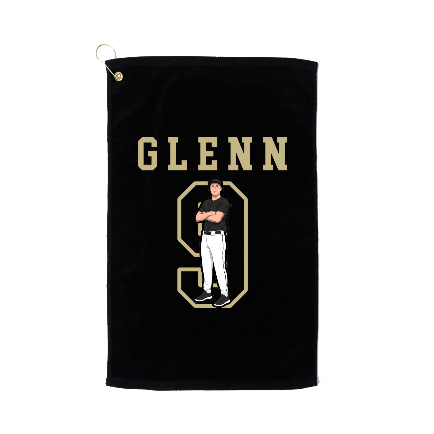 Golf Towel — Shirsey in Black