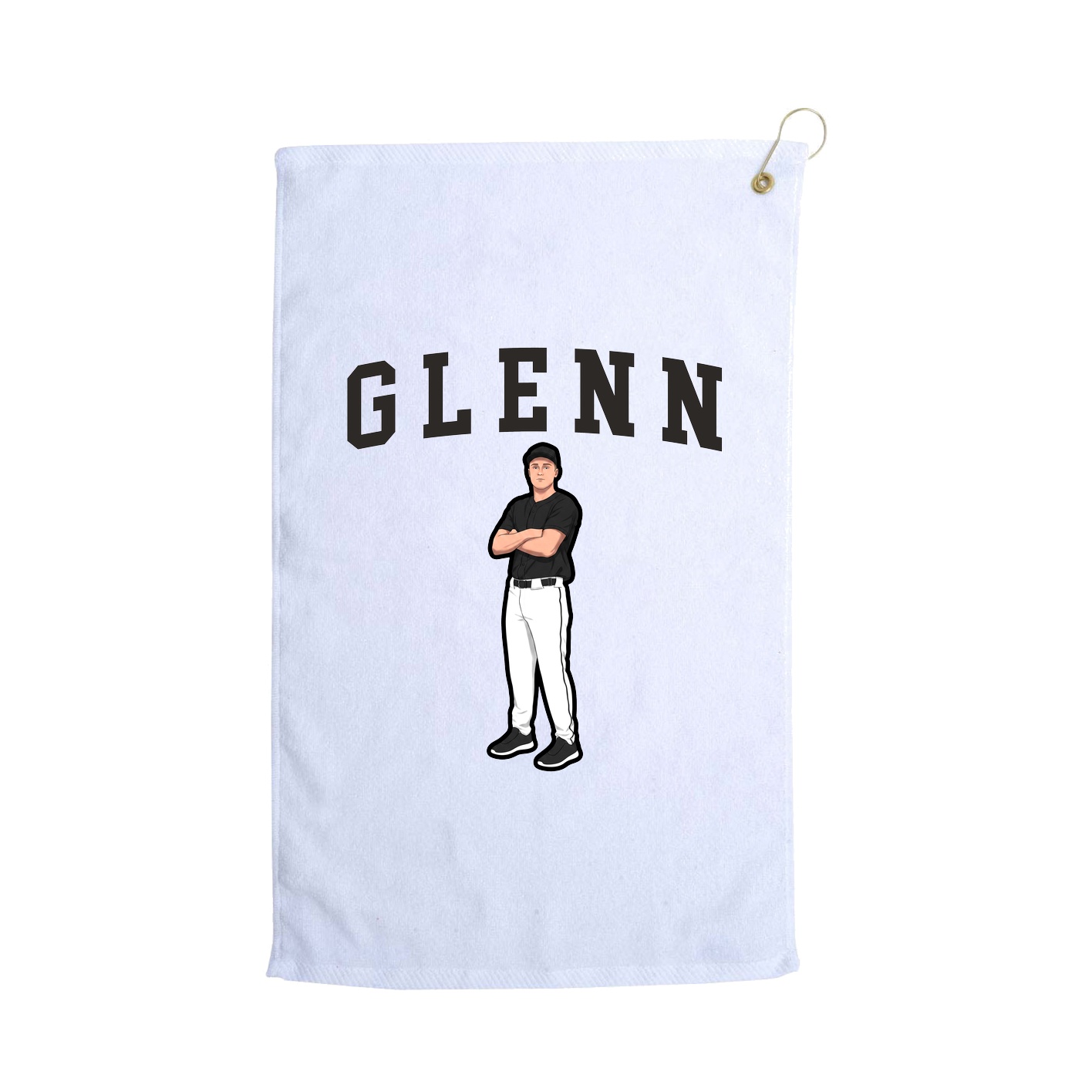 Golf Towel — Shirsey in White