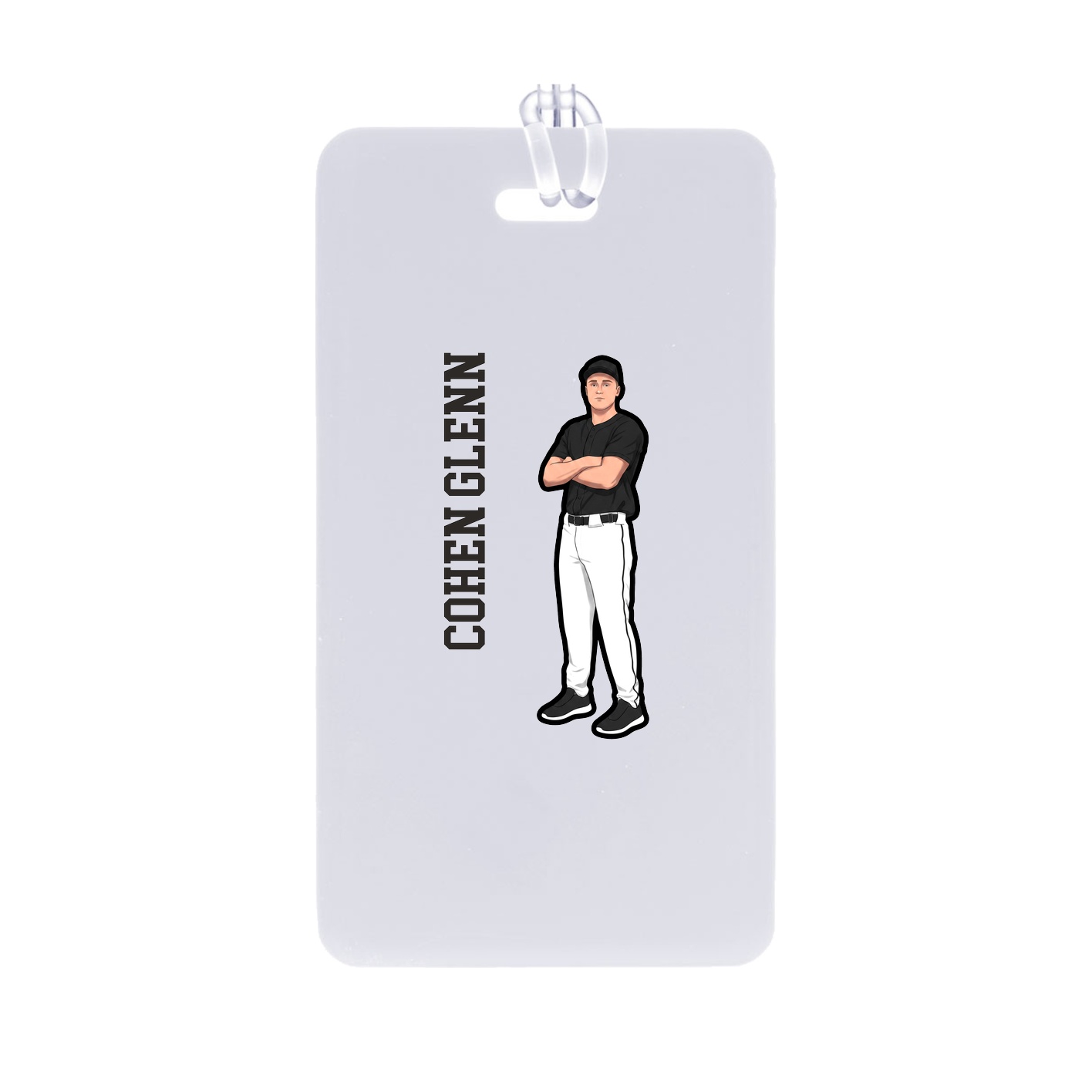Bag Tag — Name Vertical in Classic