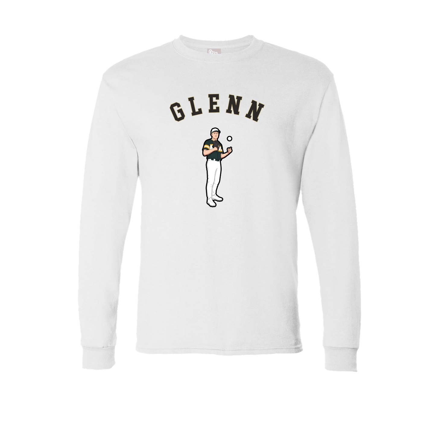 Long Sleeve Tee — Shirsey Arch in White