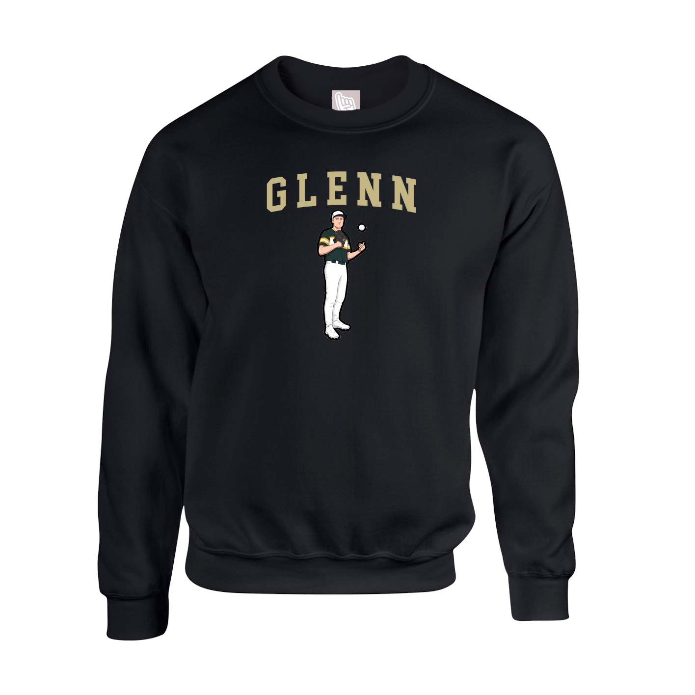 Fleece Crew — Shirsey in Black